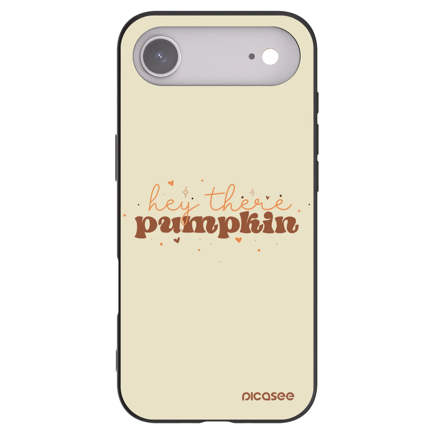 Picasee Μαύρη θήκη σιλικόνης για Apple iPhone Air - Hey there pumpkin