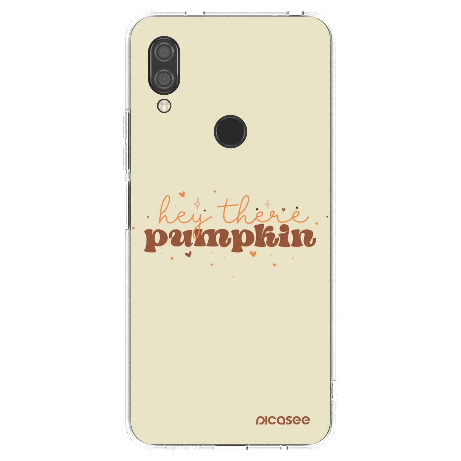 Picasee διαφανής θήκη σιλικόνης Xiaomi Redmi 7 - Hey there pumpkin