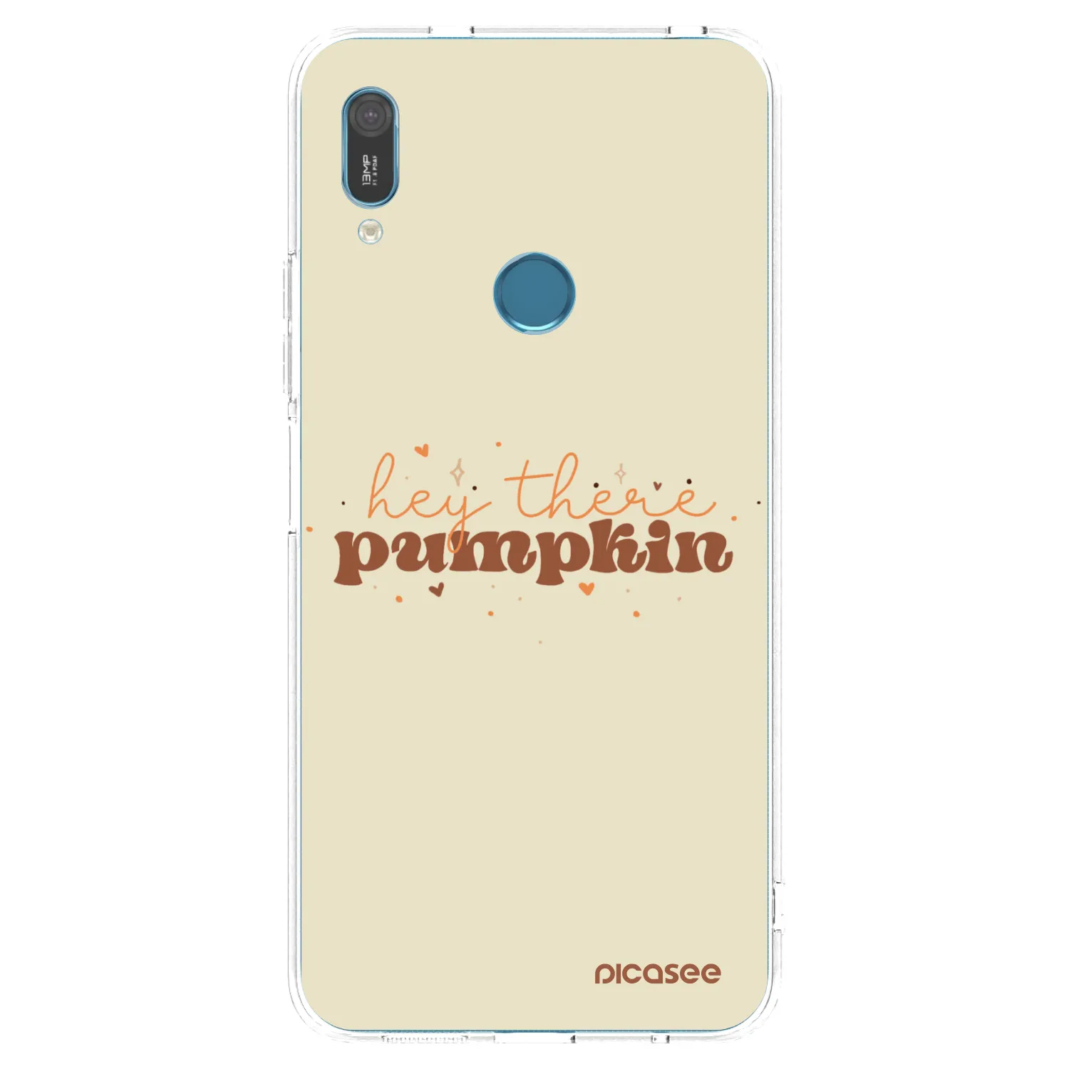 Picasee διαφανής θήκη σιλικόνης Huawei Y6 2019 - Hey there pumpkin