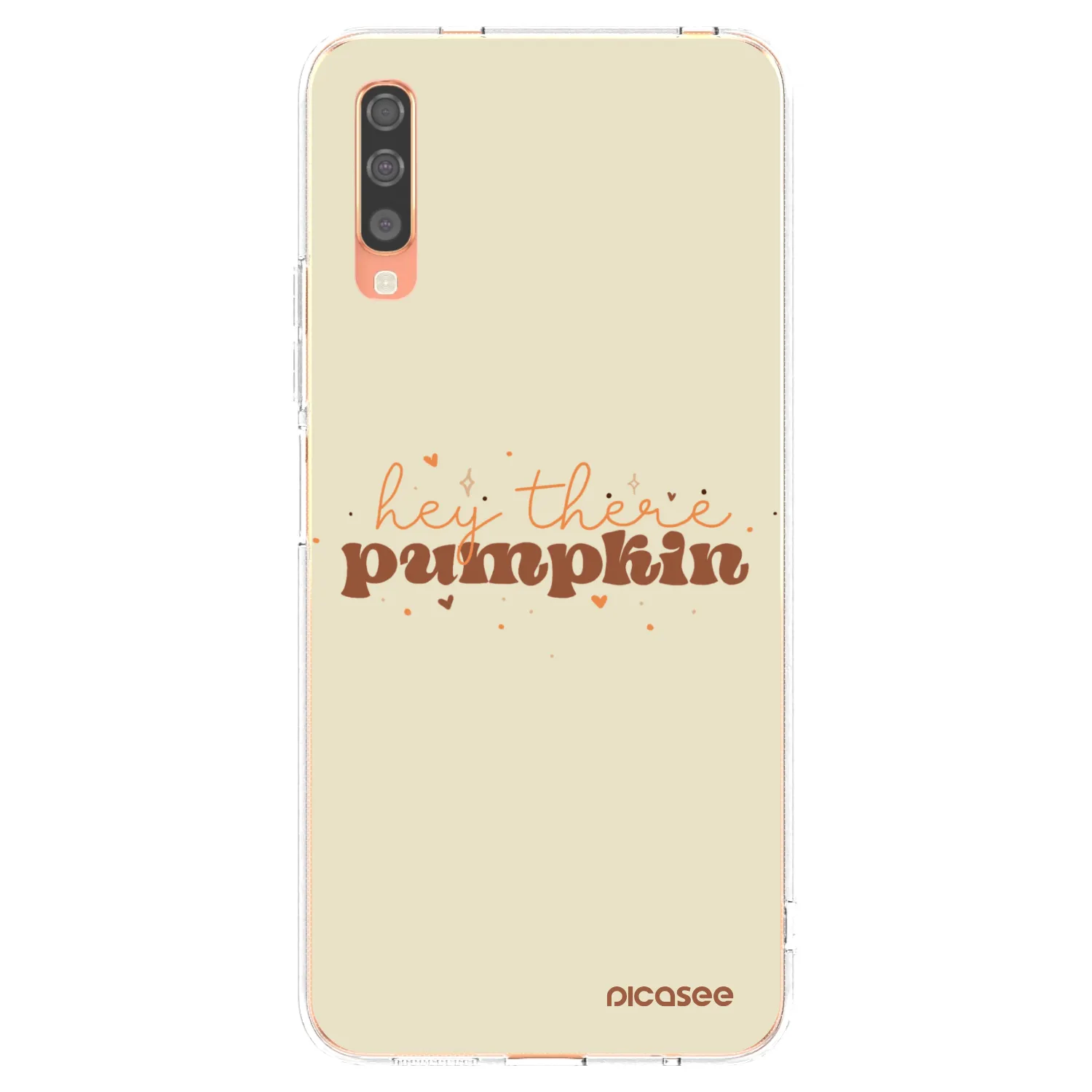 Picasee διαφανής θήκη σιλικόνης Samsung Galaxy A70 A705F - Hey there pumpkin