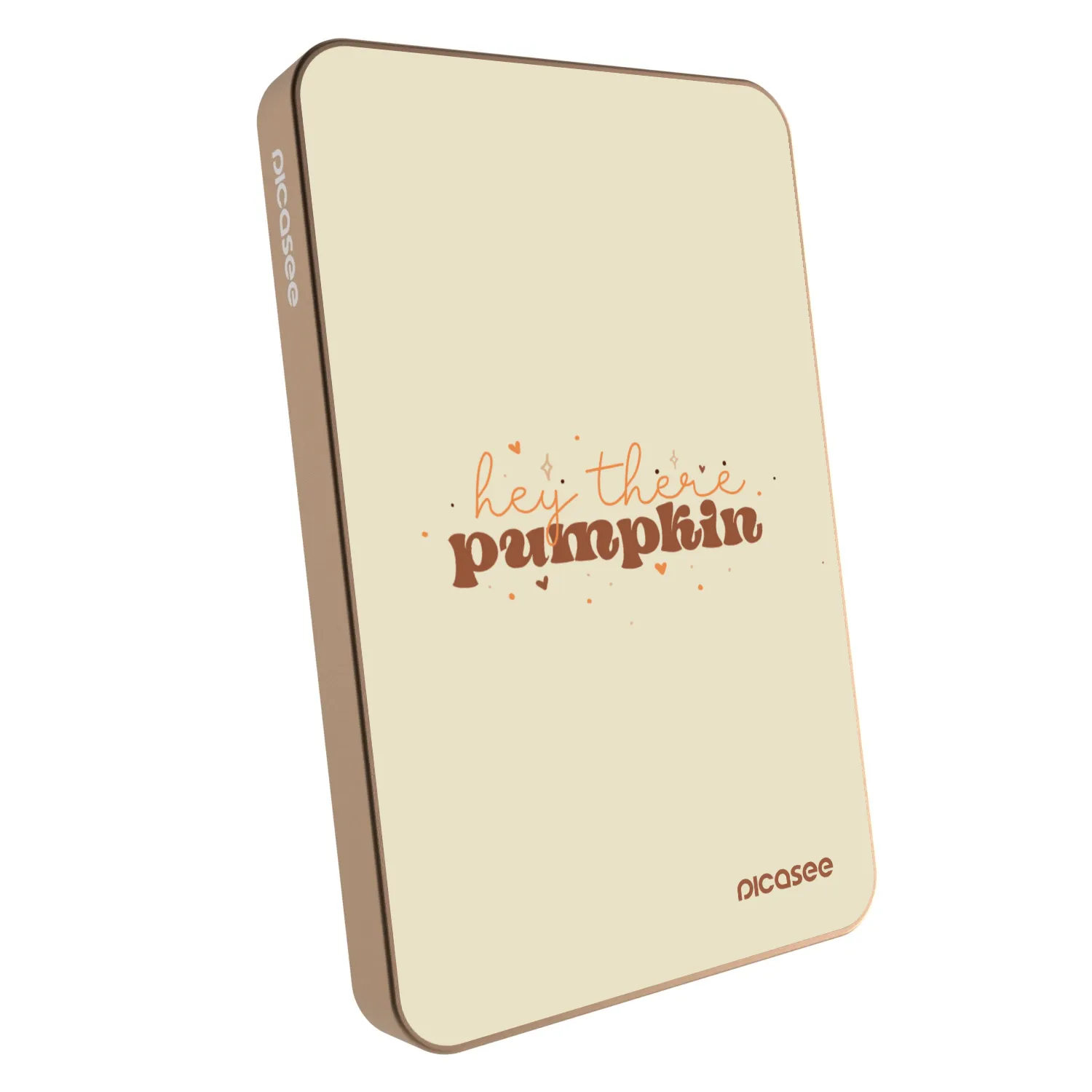 Picasee Powerbank με MagSafe 5 000 mAh Χρυσαφένιος - Hey there pumpkin