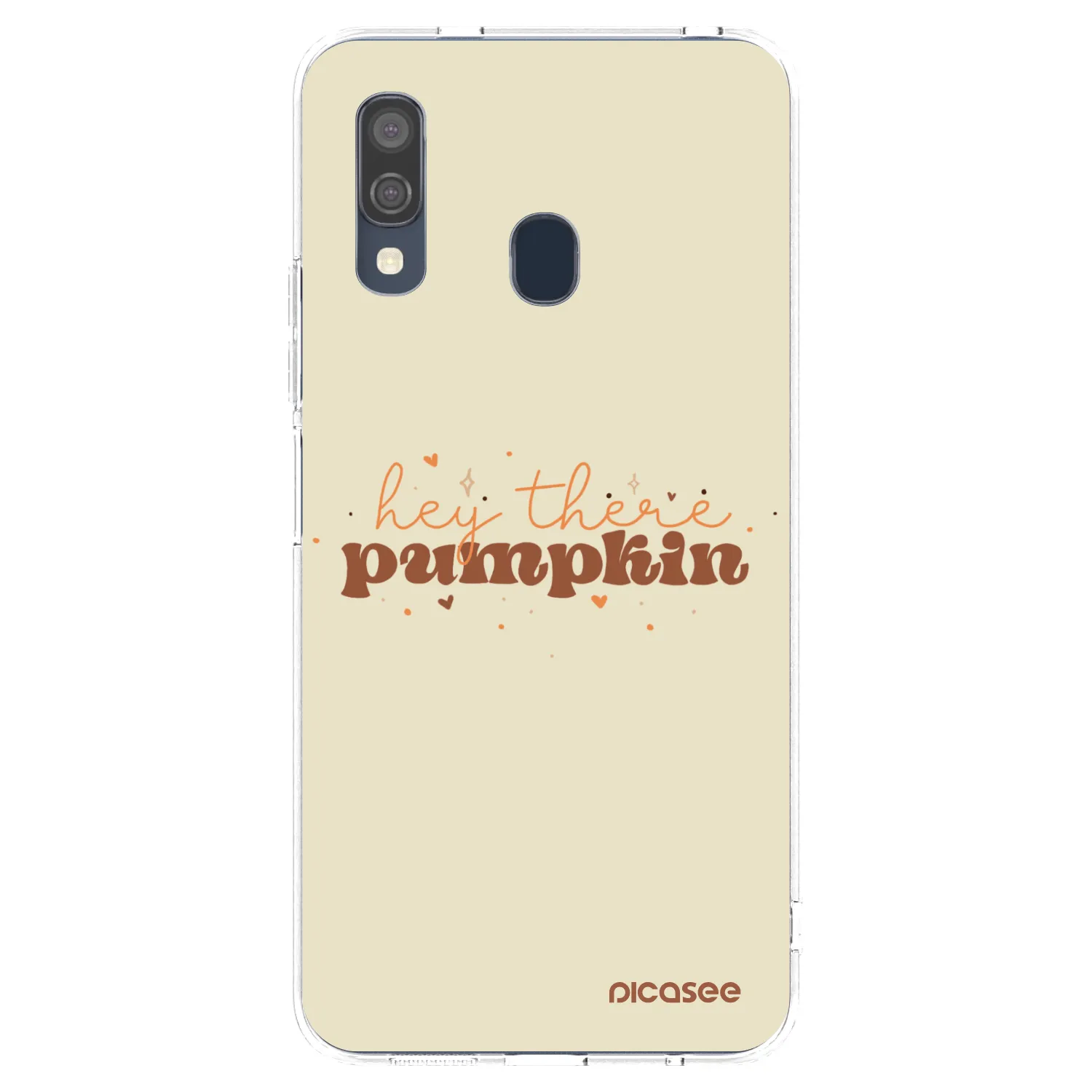 Picasee διαφανής θήκη σιλικόνης Samsung Galaxy A40 A405F - Hey there pumpkin