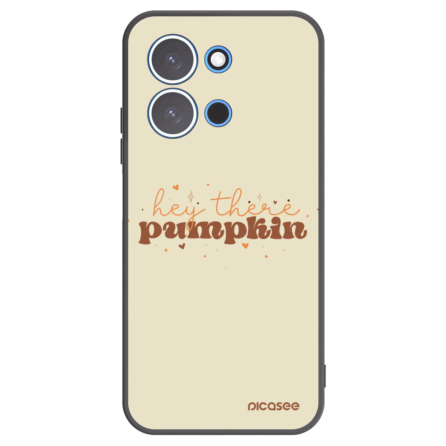 Picasee Μαύρη θήκη σιλικόνης για Xiaomi Redmi 15C 4G - Hey there pumpkin
