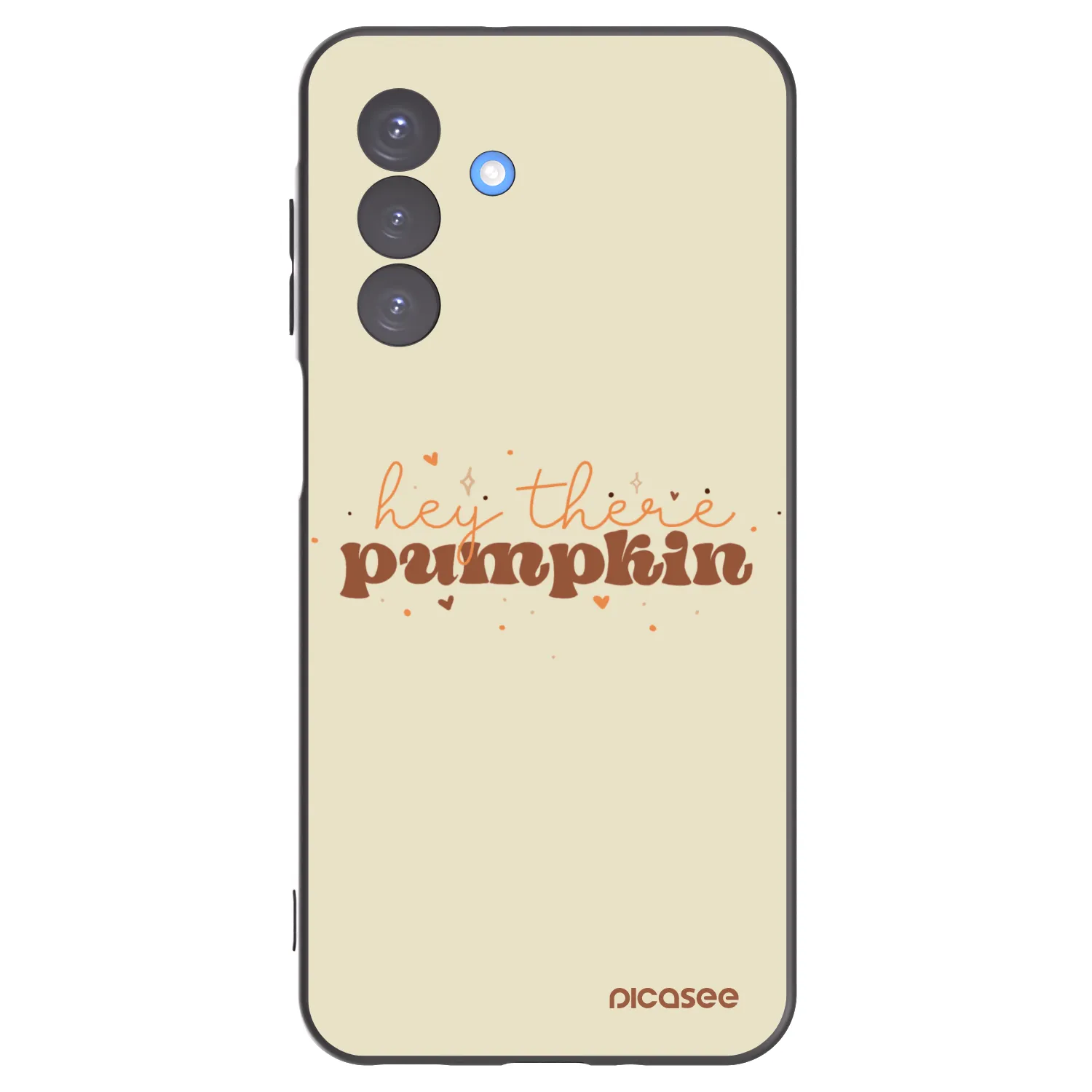 Picasee Μαύρη θήκη σιλικόνης για Samsung Galaxy A17 5G - Hey there pumpkin
