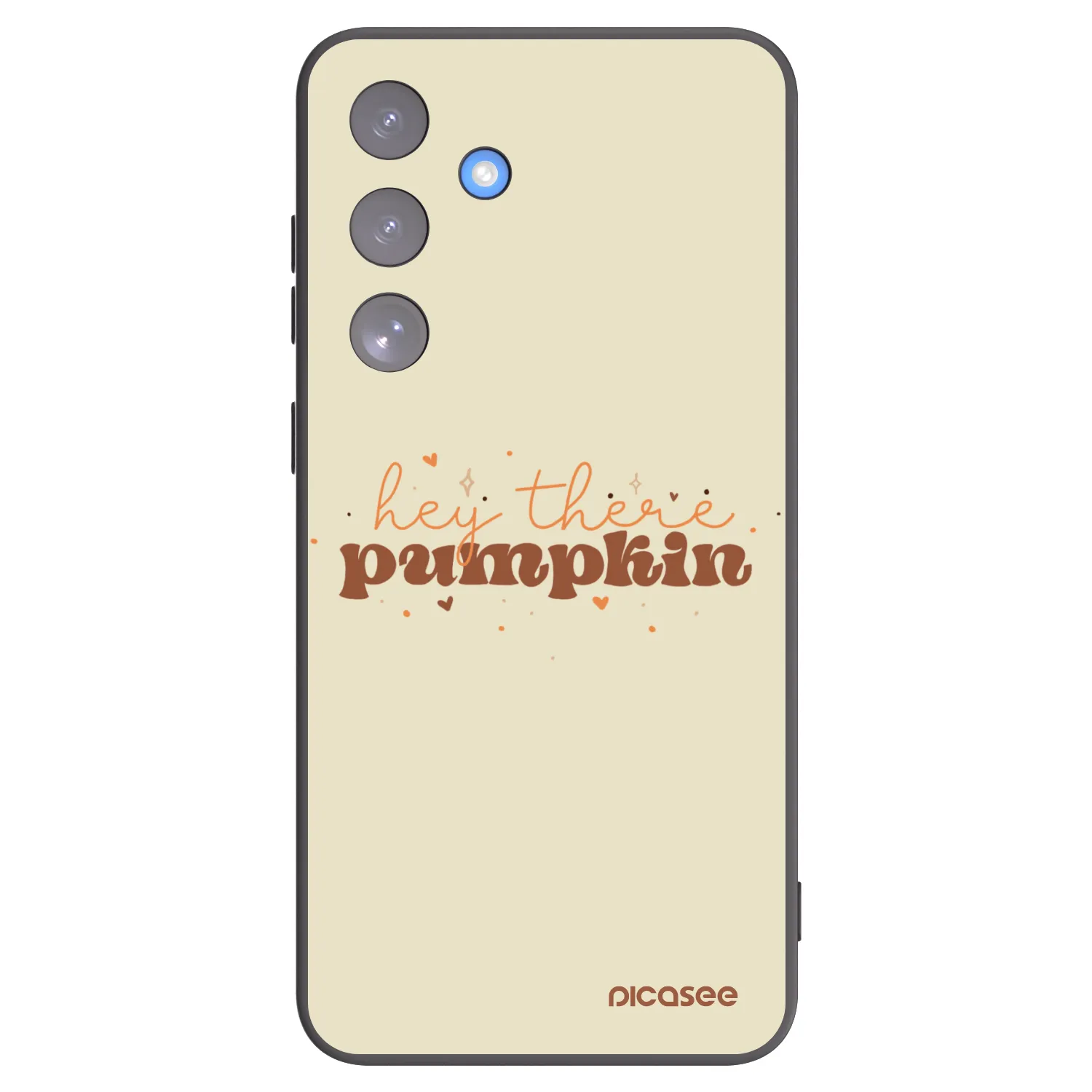 Picasee Μαύρη θήκη σιλικόνης για Samsung Galaxy S25 FE 5G - Hey there pumpkin