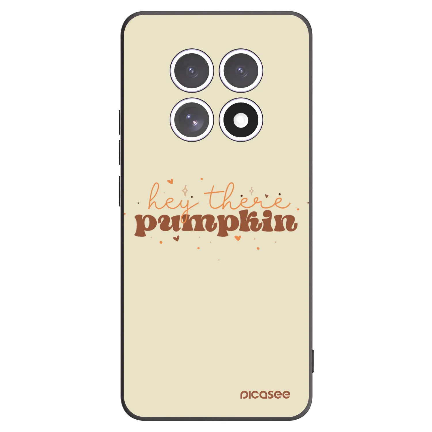 Picasee Μαύρη θήκη σιλικόνης για Xiaomi Redmi Note 15 4G - Hey there pumpkin