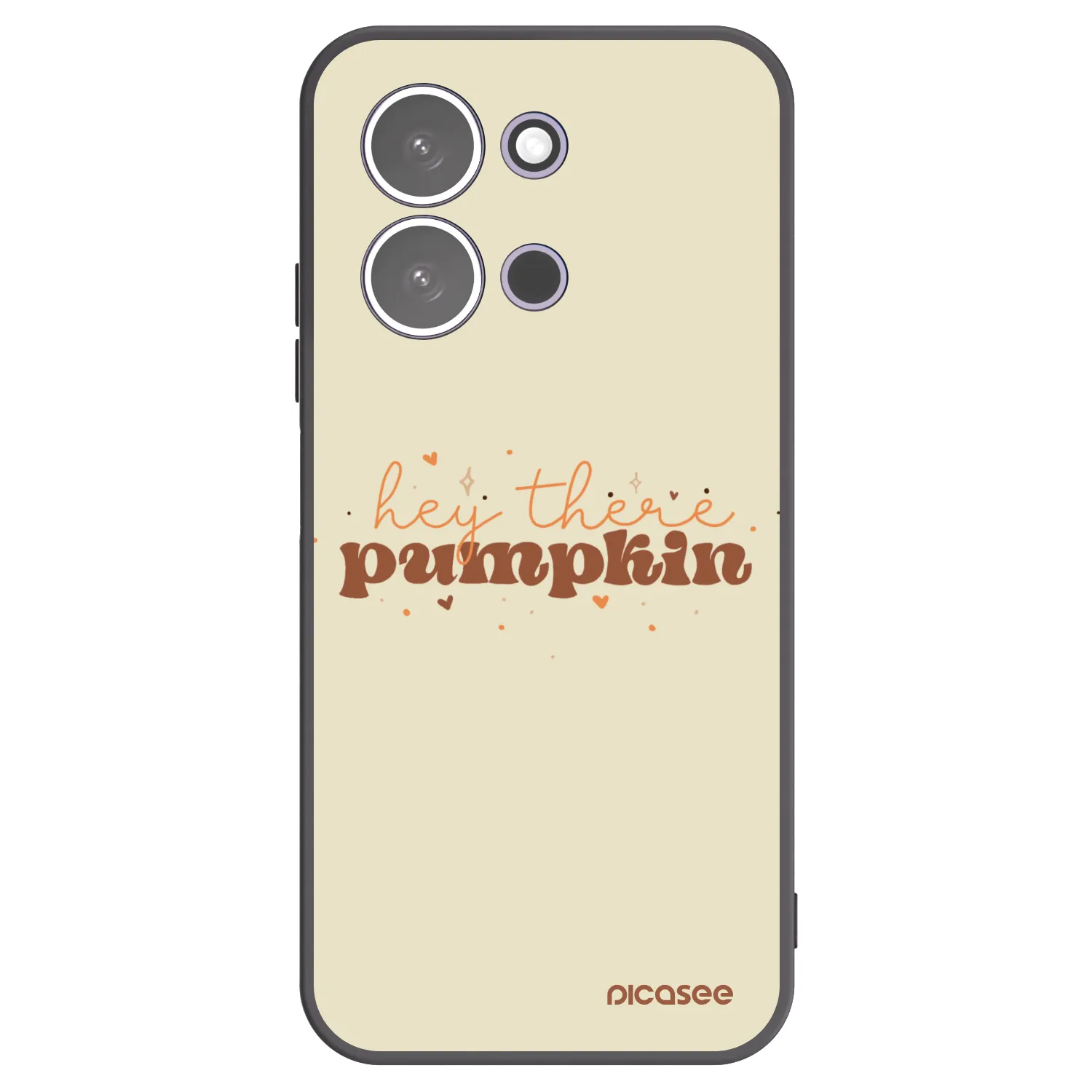 Picasee Μαύρη θήκη σιλικόνης για Xiaomi Redmi 15C 5G - Hey there pumpkin