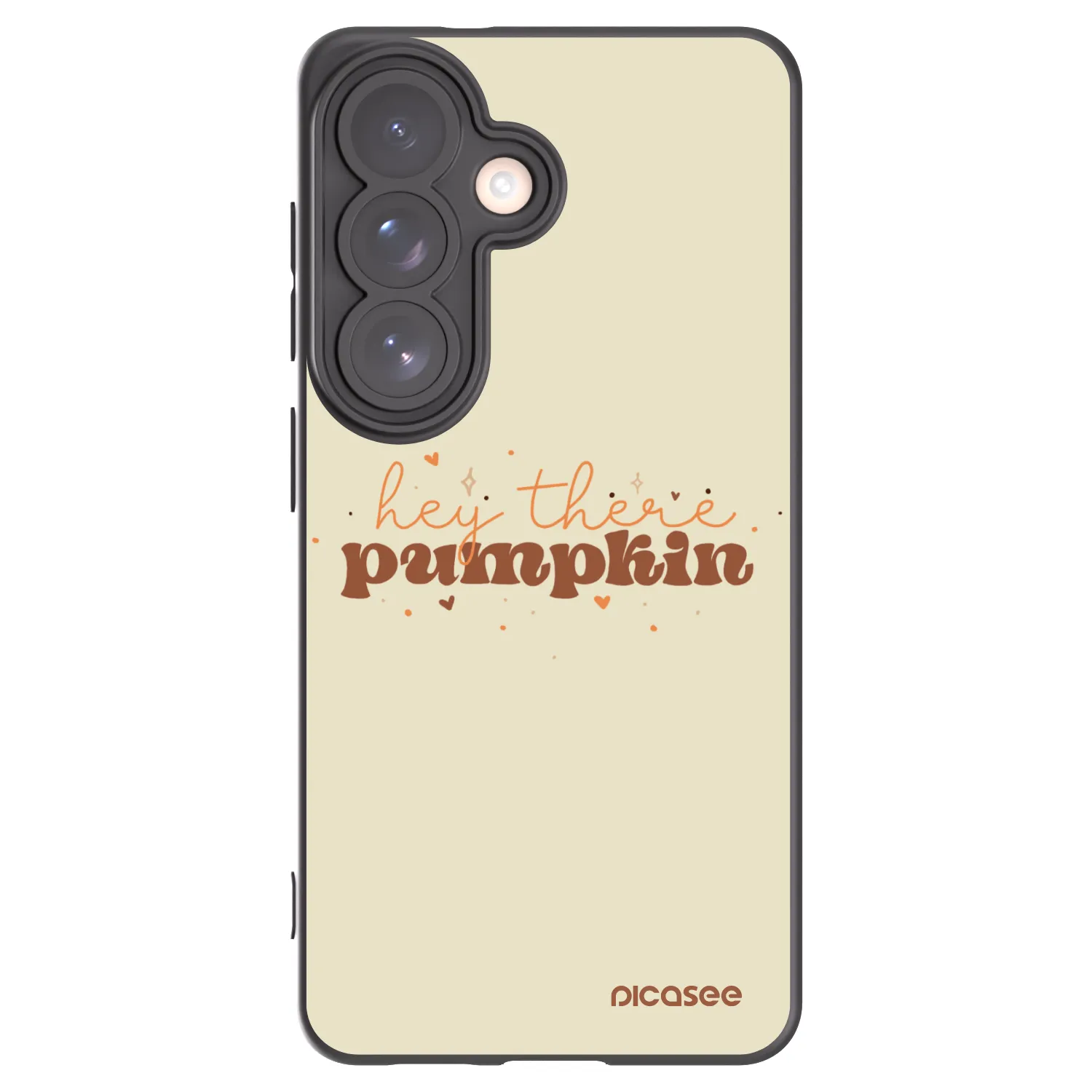 Picasee Μαύρη θήκη σιλικόνης για Samsung Galaxy S26 - Hey there pumpkin