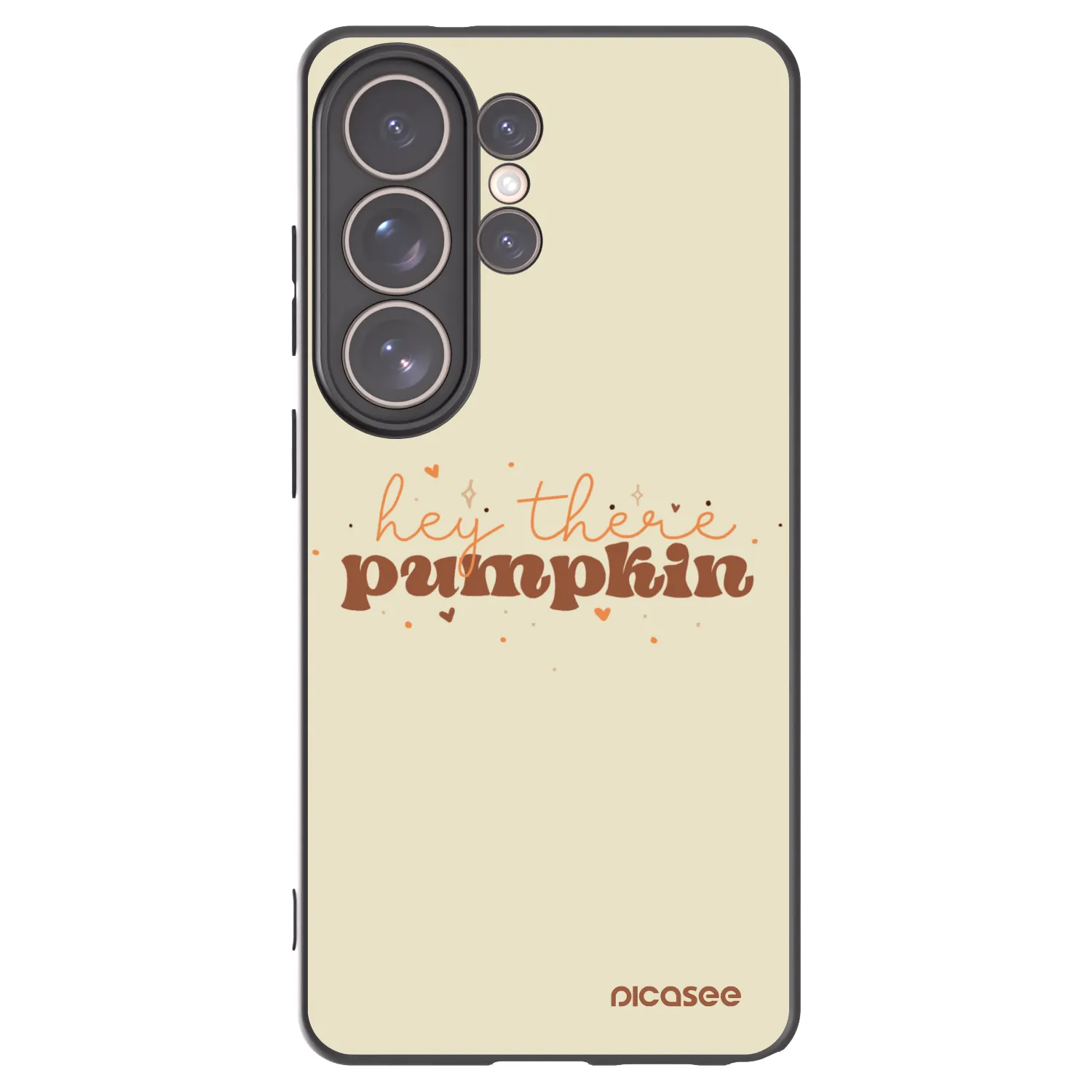 Picasee Μαύρη θήκη σιλικόνης για Samsung Galaxy S26 Ultra - Hey there pumpkin