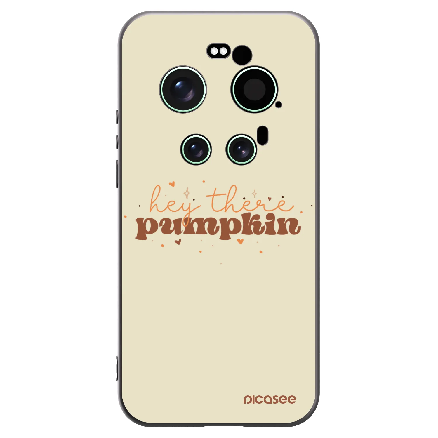 Picasee Μαύρη θήκη σιλικόνης για Xiaomi 17 Ultra - Hey there pumpkin