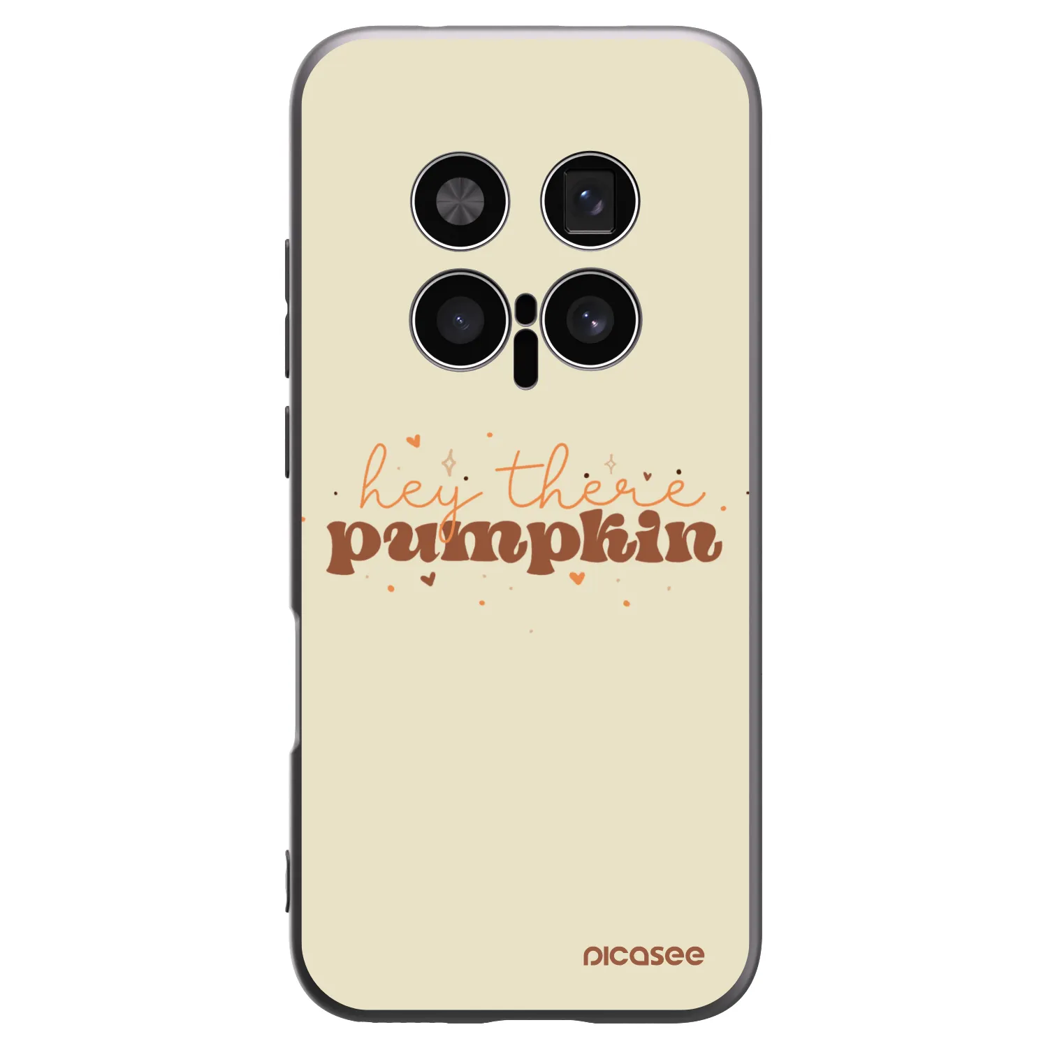 Picasee Μαύρη θήκη σιλικόνης για Honor Magic8 Pro 5G - Hey there pumpkin