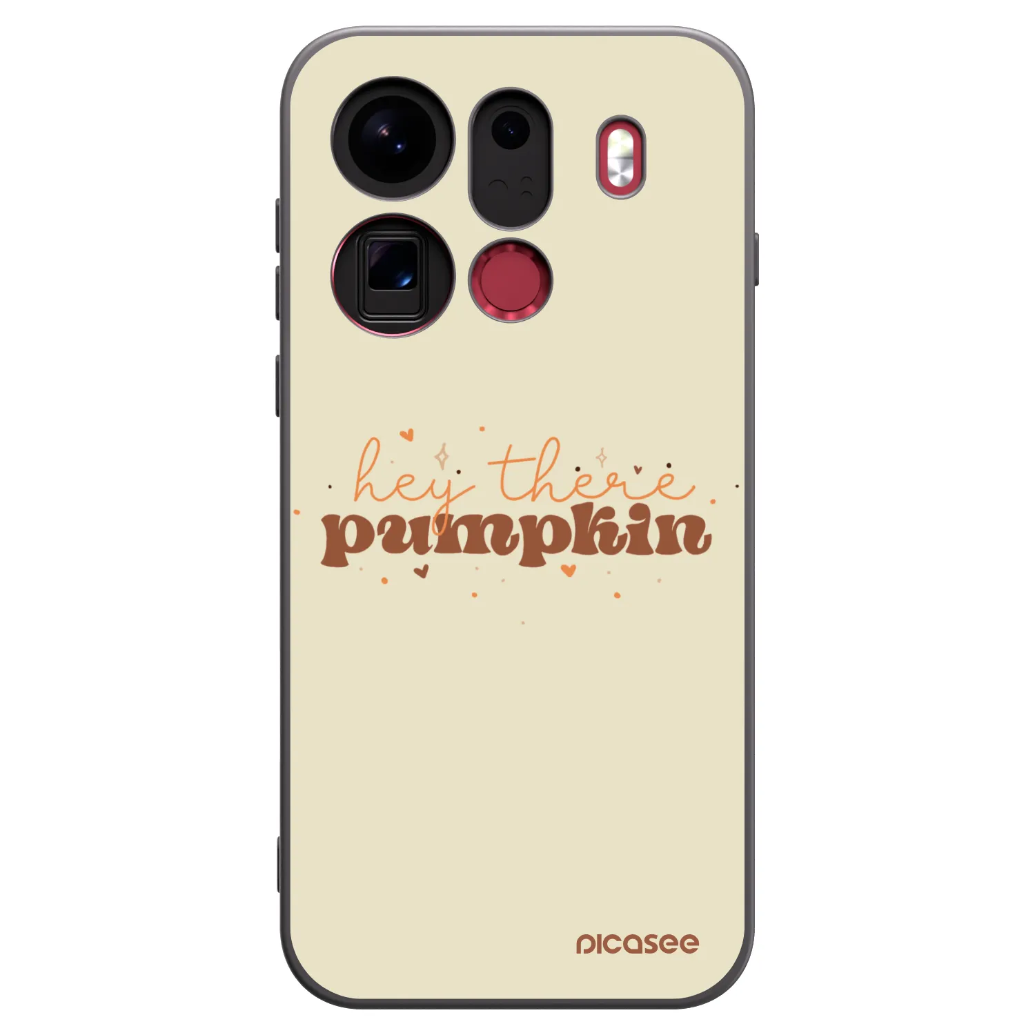 Picasee Μαύρη θήκη σιλικόνης για OPPO Find X9 Pro - Hey there pumpkin
