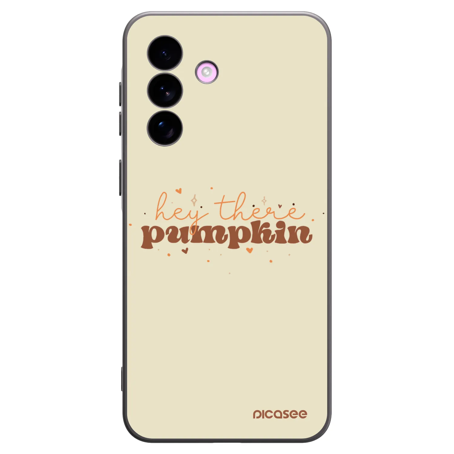 Picasee Μαύρη θήκη σιλικόνης για Samsung Galaxy A57 5G - Hey there pumpkin