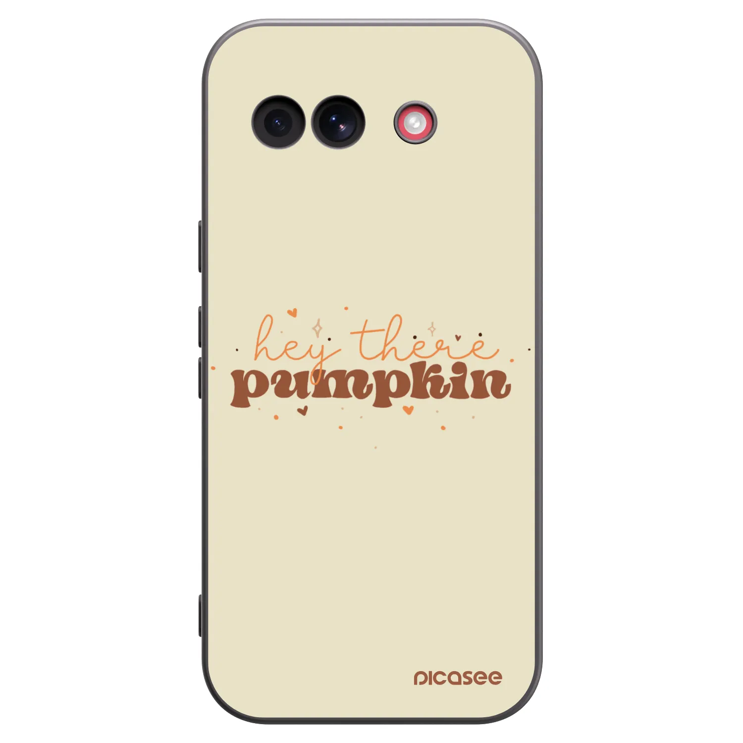 Picasee Μαύρη θήκη σιλικόνης για Google Pixel 10a - Hey there pumpkin