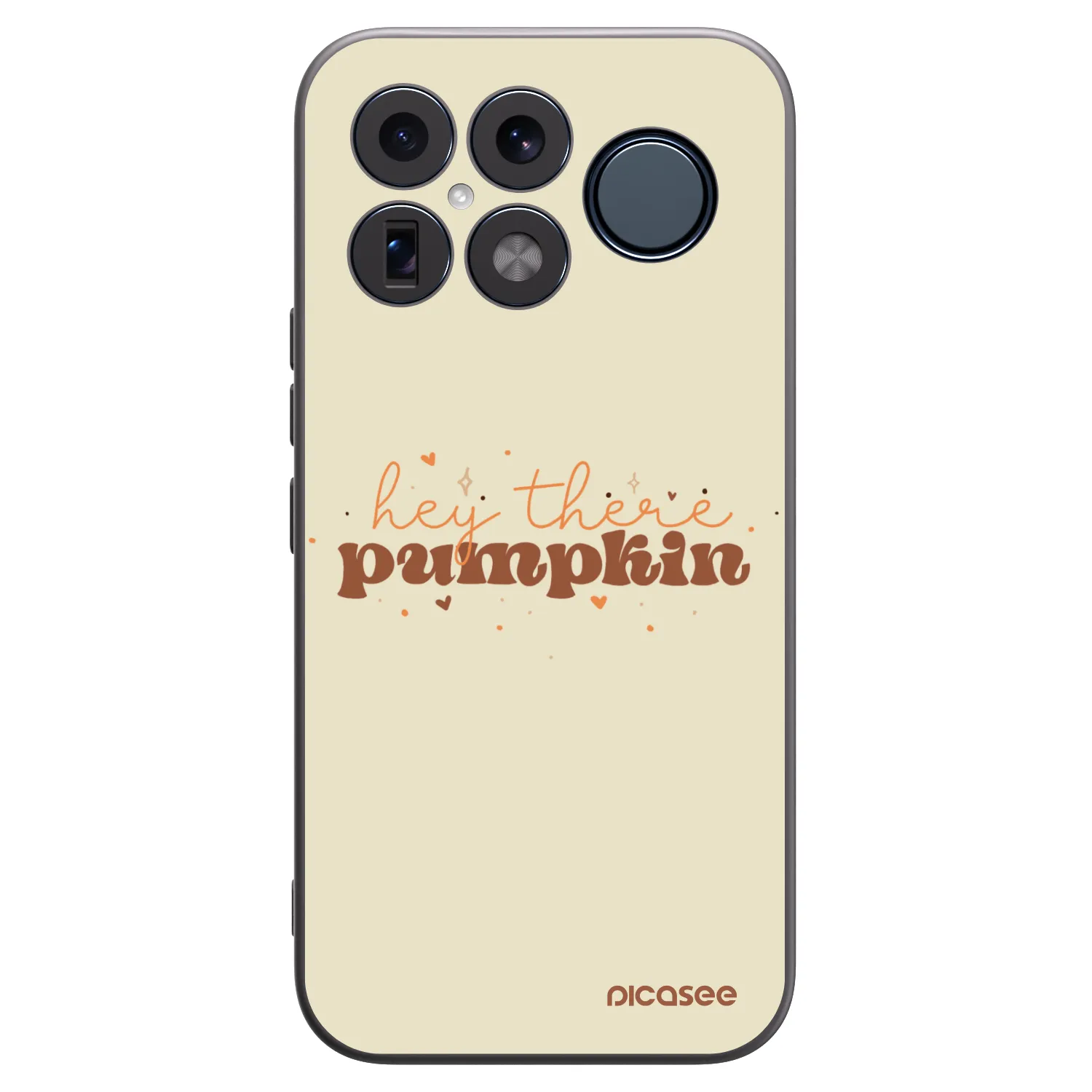 Picasee Μαύρη θήκη σιλικόνης για Xiaomi Poco F8 Ultra - Hey there pumpkin