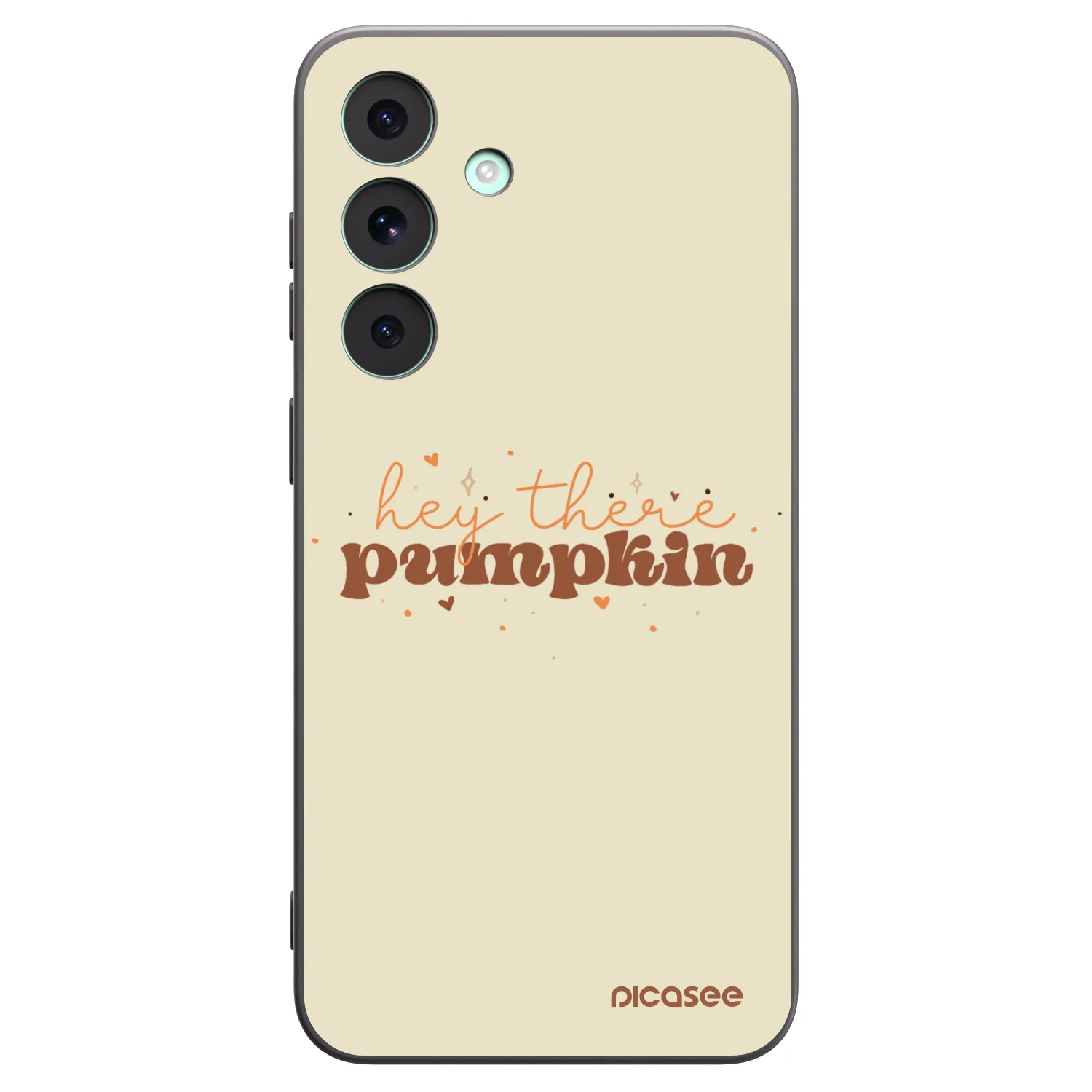 Picasee Μαύρη θήκη σιλικόνης για Samsung Galaxy S26 FE - Hey there pumpkin
