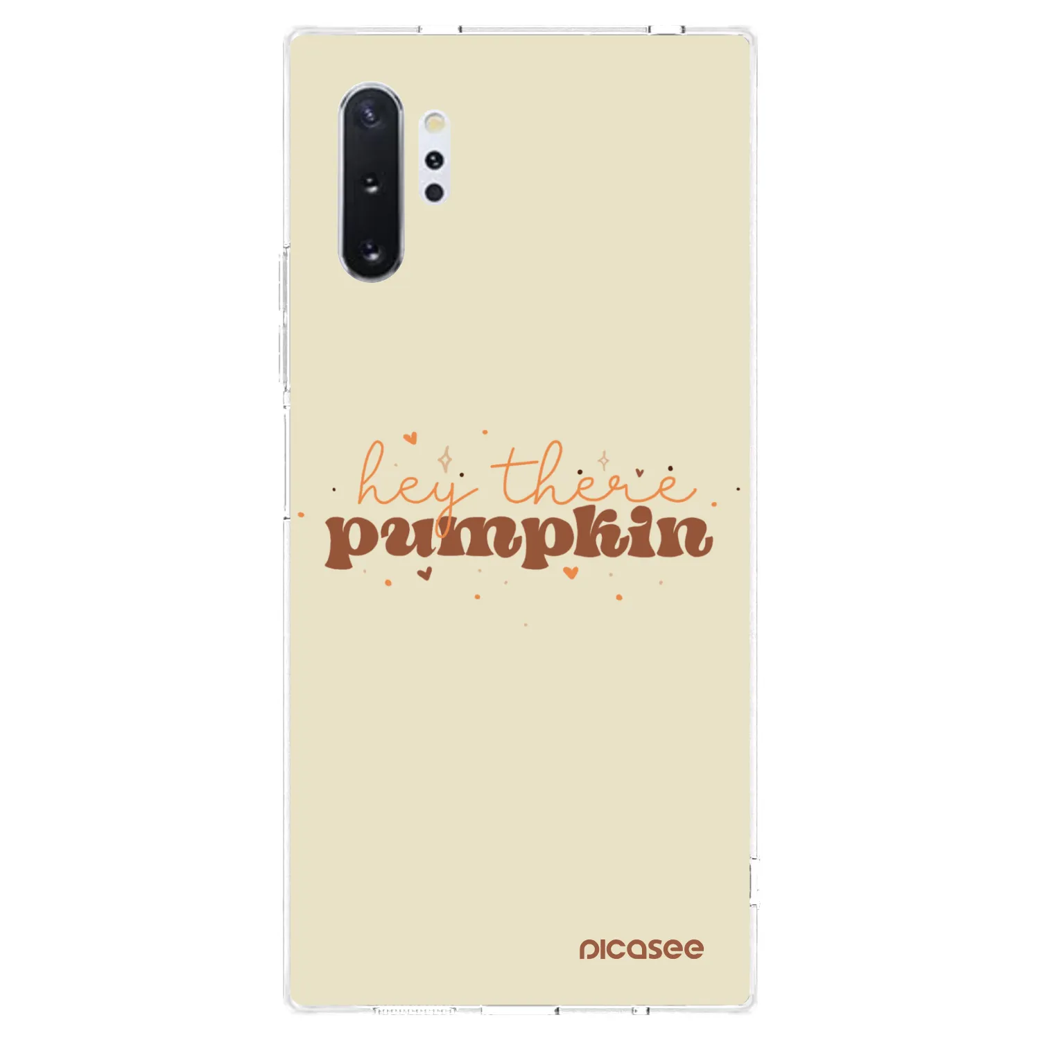Picasee διαφανής θήκη σιλικόνης Samsung Galaxy Note 10+ N975F - Hey there pumpkin