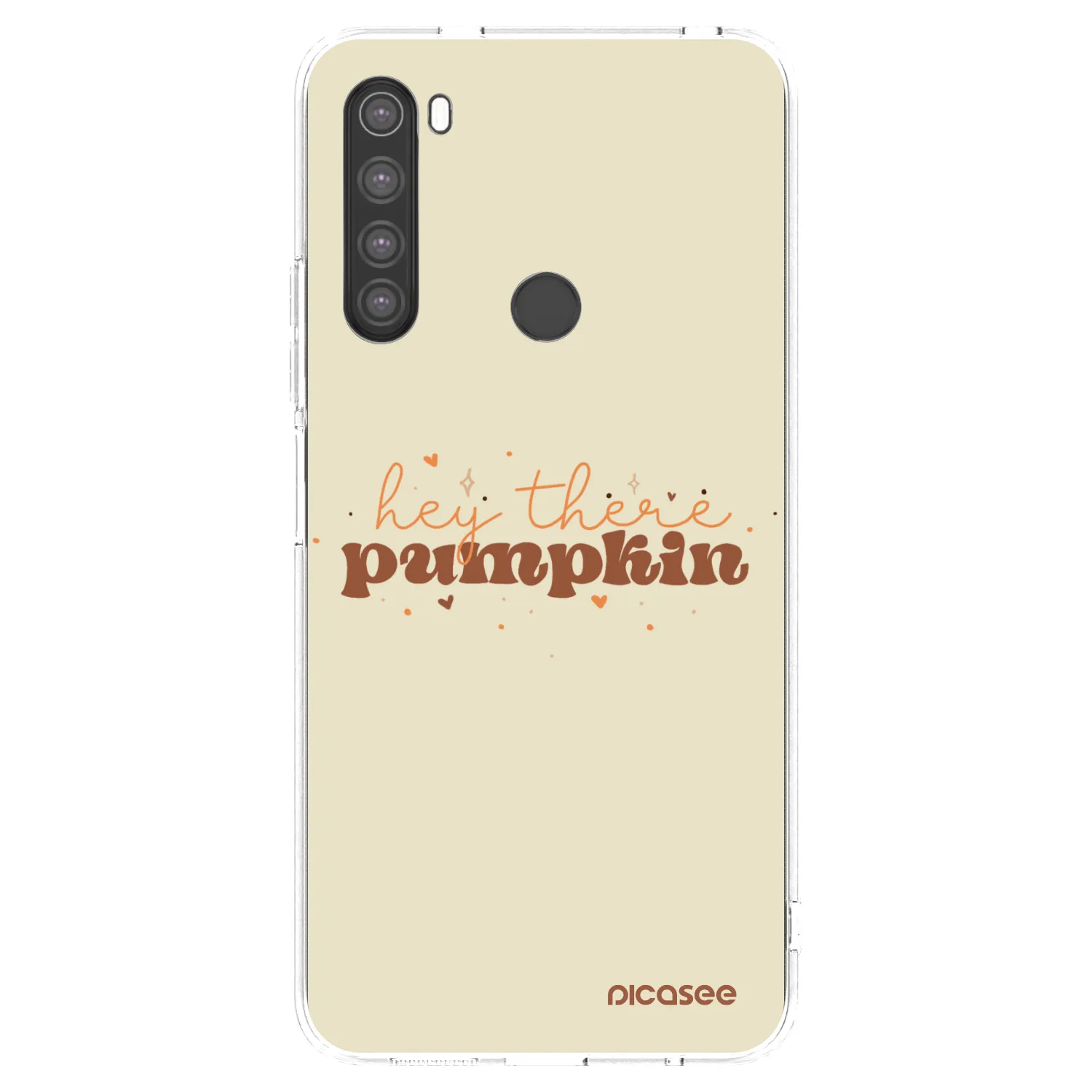 Picasee διαφανής θήκη σιλικόνης Xiaomi Redmi Note 8 - Hey there pumpkin