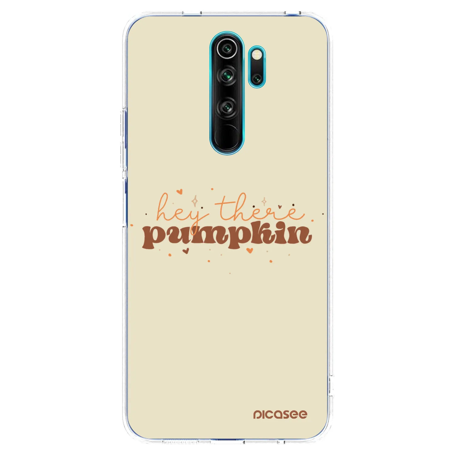 Picasee διαφανής θήκη σιλικόνης Xiaomi Redmi Note 8 Pro - Hey there pumpkin