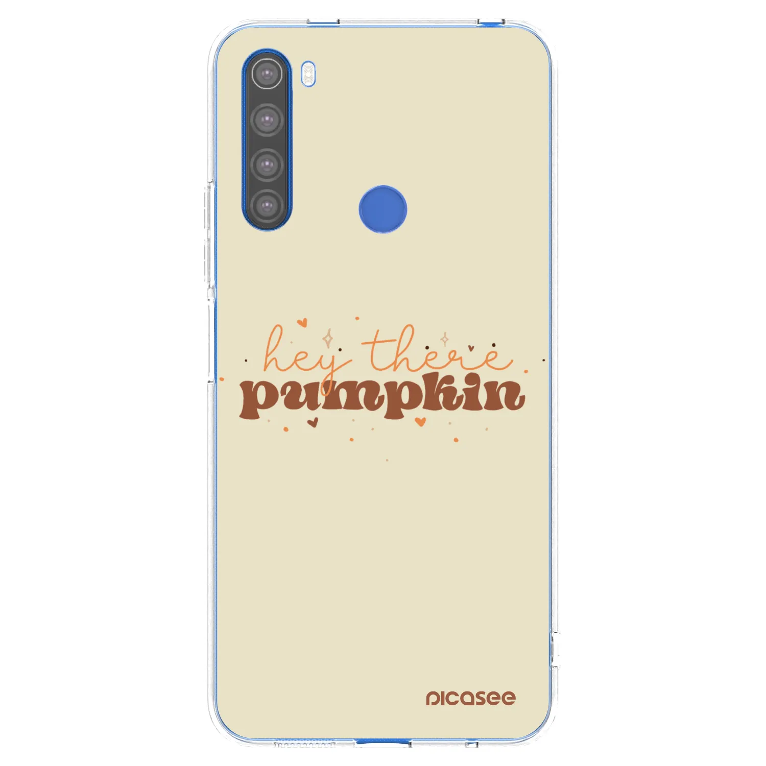 Picasee διαφανής θήκη σιλικόνης Xiaomi Redmi Note 8T - Hey there pumpkin