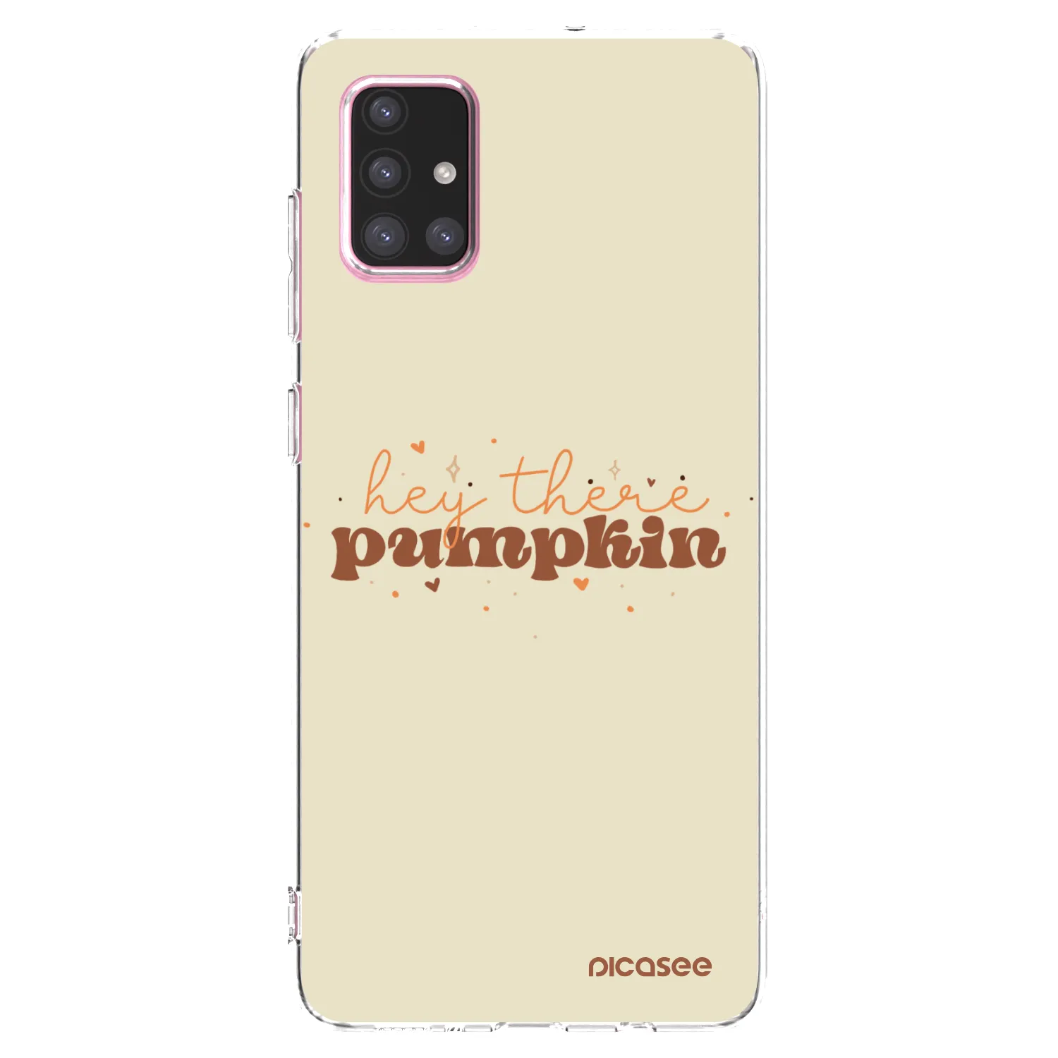 Picasee διαφανής θήκη σιλικόνης Samsung Galaxy A71 A715F - Hey there pumpkin