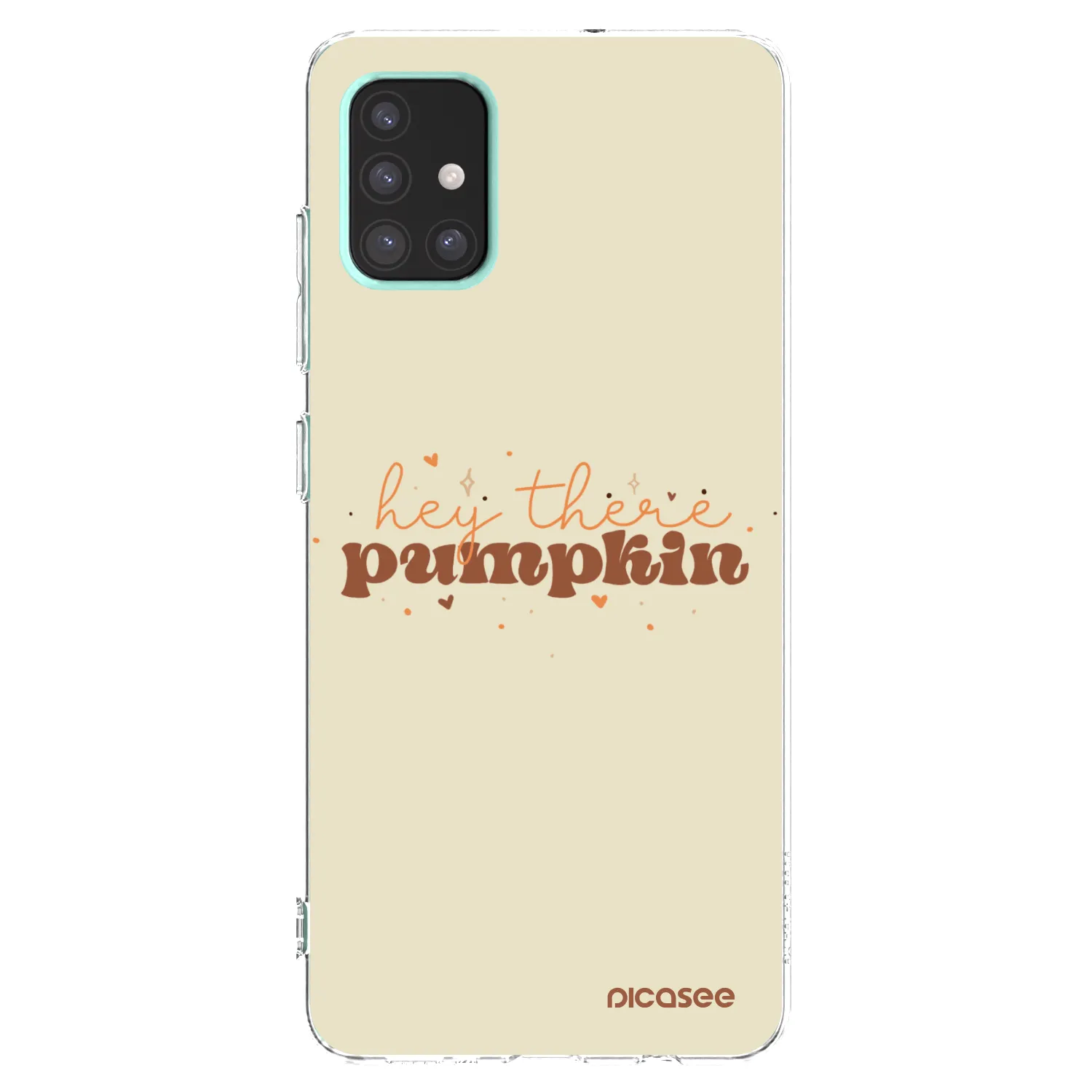 Picasee διαφανής θήκη σιλικόνης Samsung Galaxy A51 A515F - Hey there pumpkin