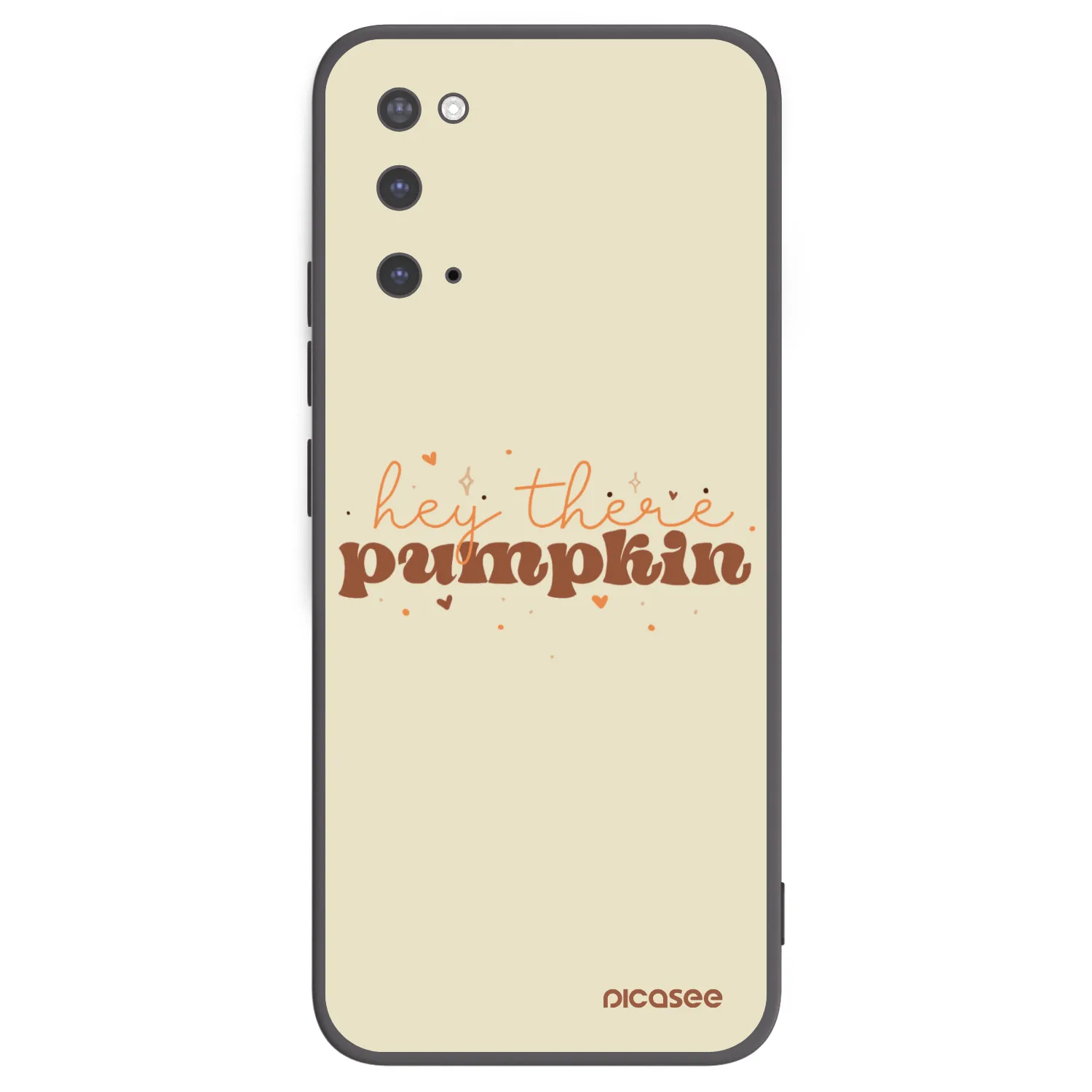 Picasee Μαύρη θήκη σιλικόνης για Samsung Galaxy S20 G980F - Hey there pumpkin