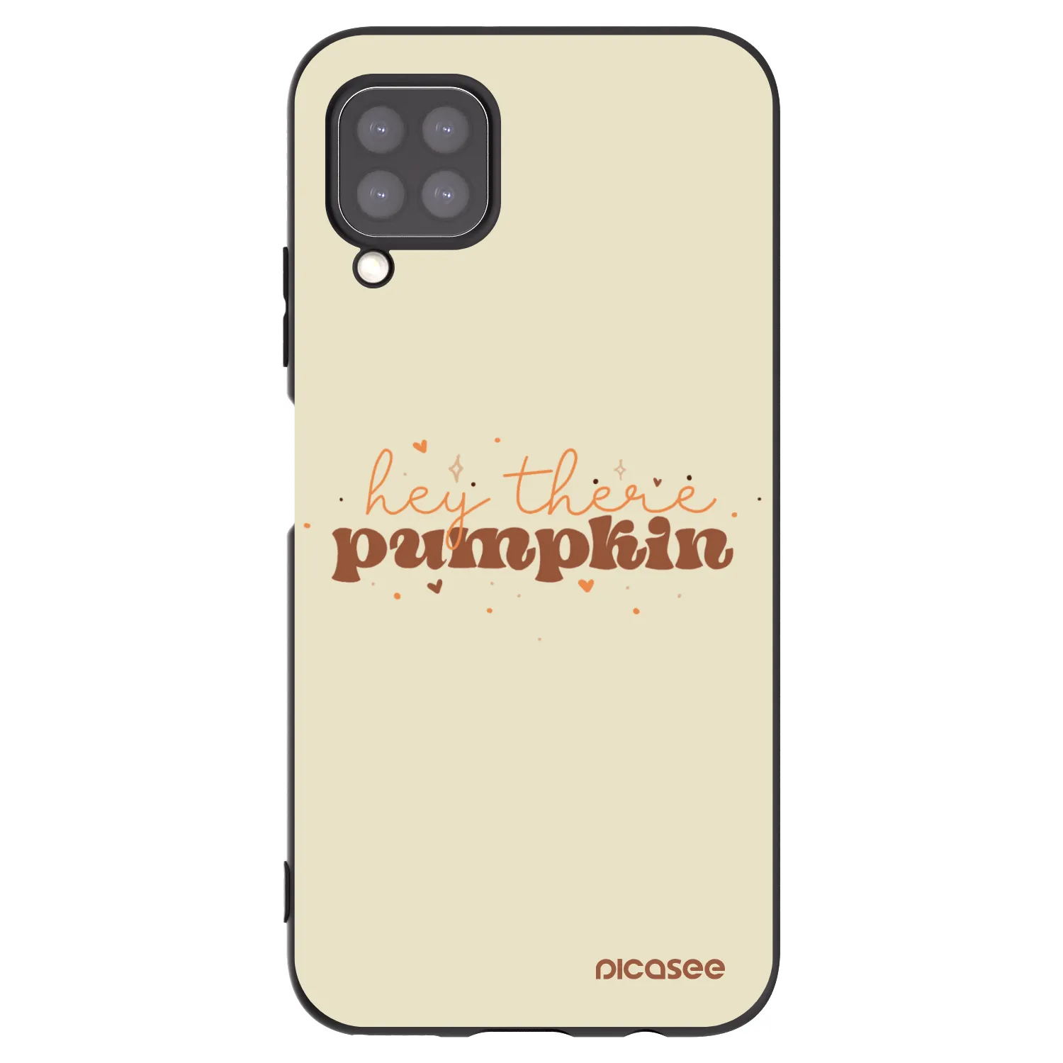 Picasee Μαύρη θήκη σιλικόνης για Huawei P40 Lite - Hey there pumpkin