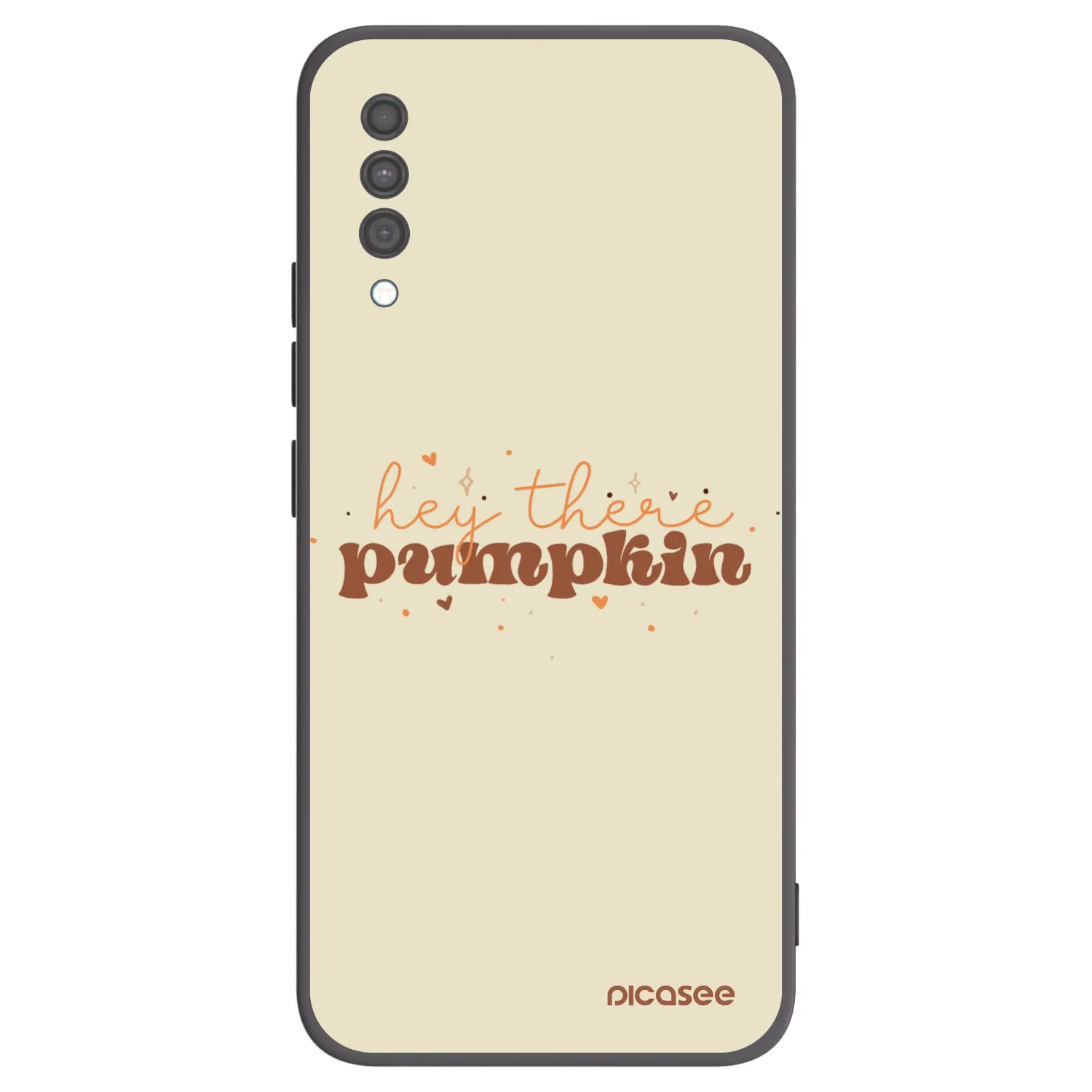 Picasee Μαύρη θήκη σιλικόνης για Samsung Galaxy A30s A307F - Hey there pumpkin