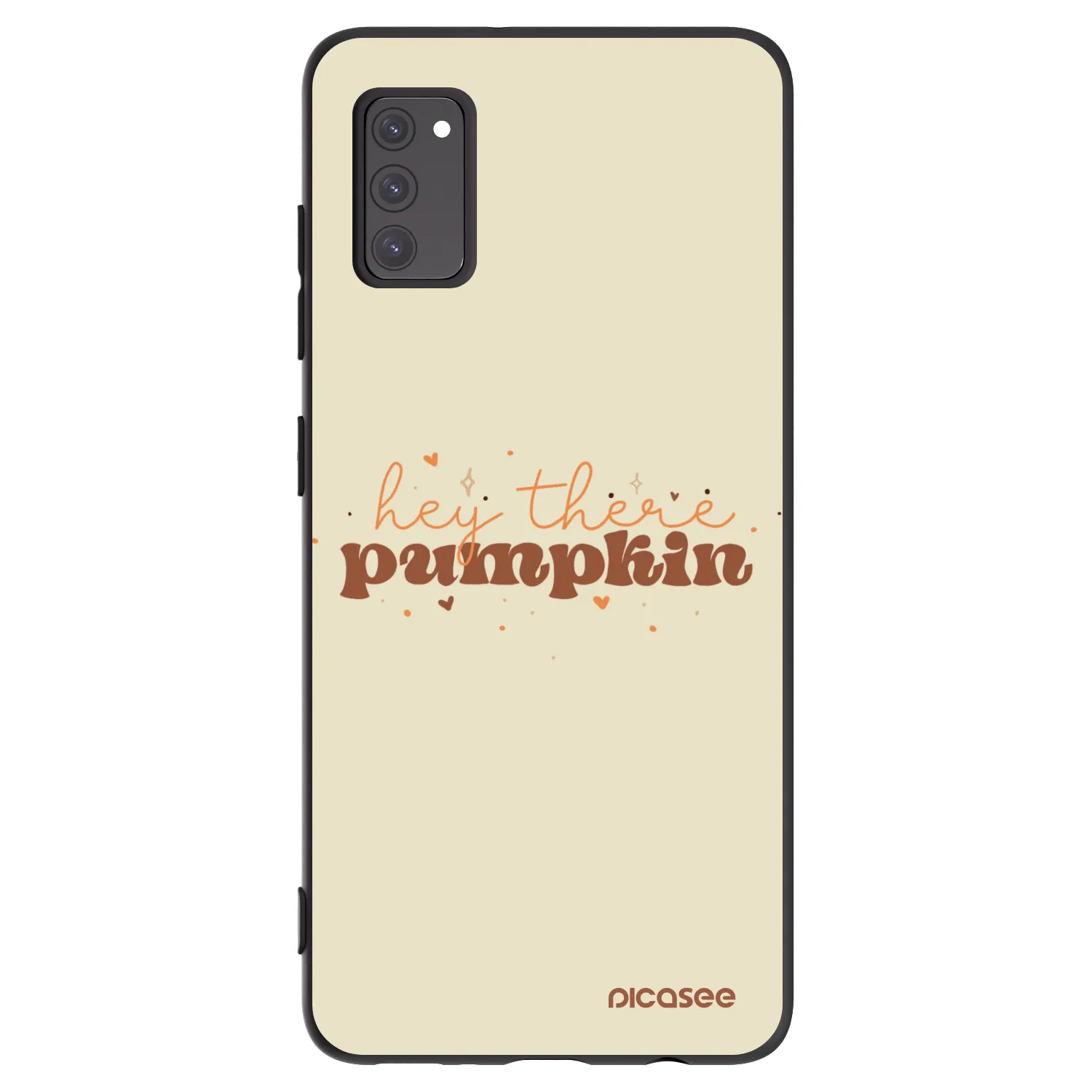 Picasee Μαύρη θήκη σιλικόνης για Samsung Galaxy A41 A415F - Hey there pumpkin