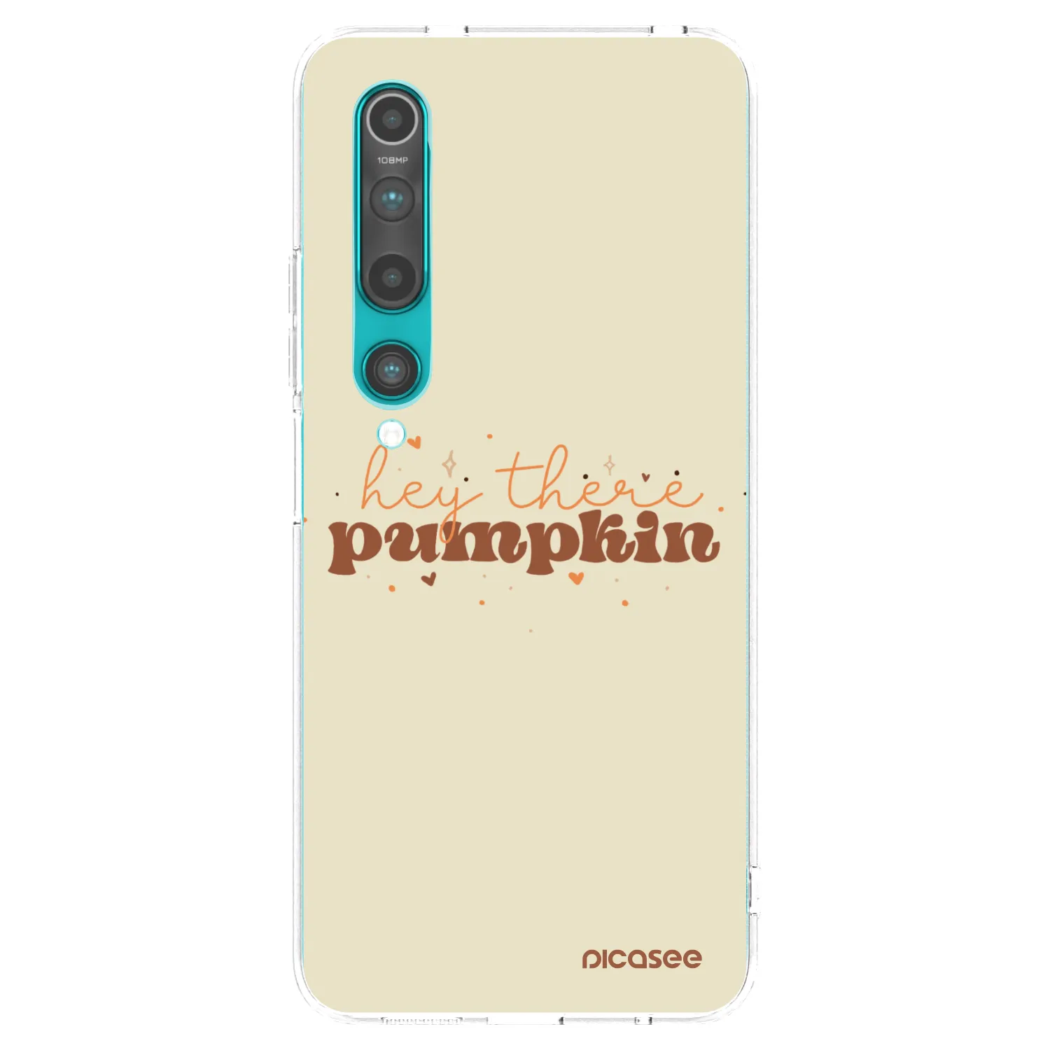 Picasee διαφανής θήκη σιλικόνης Xiaomi Mi 10 - Hey there pumpkin