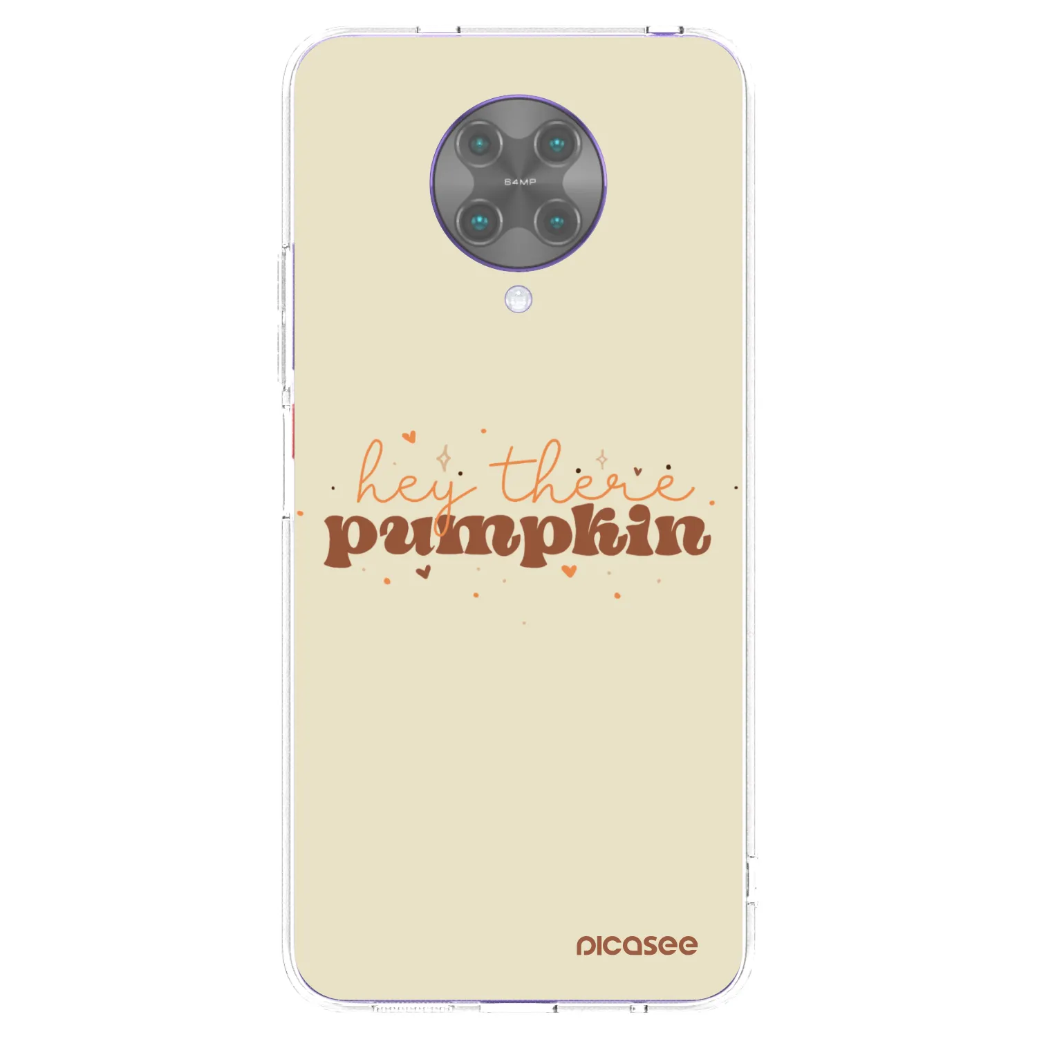 Picasee διαφανής θήκη σιλικόνης Xiaomi Poco F2 Pro - Hey there pumpkin