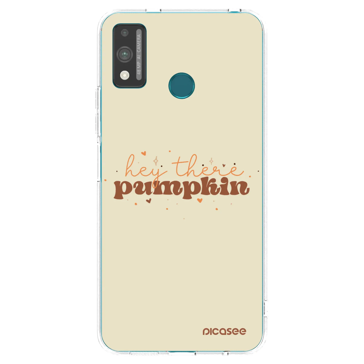 Picasee διαφανής θήκη σιλικόνης Honor 9X Lite - Hey there pumpkin