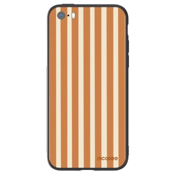 Θήκη για Apple iPhone 5/5S/SE - Orange lines