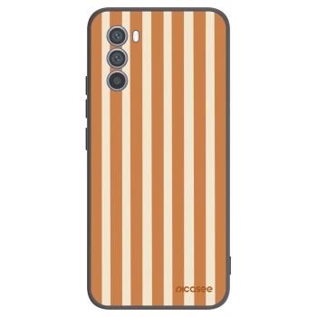 Θήκη για Motorola Moto G62 - Orange lines