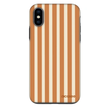 Θήκη για Apple iPhone X/XS - Orange lines