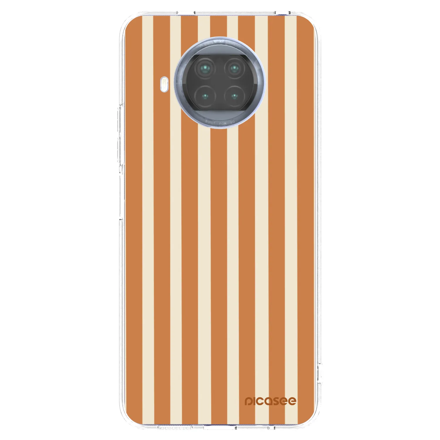 Picasee διαφανής θήκη σιλικόνης Xiaomi Mi 10T Lite - Orange lines