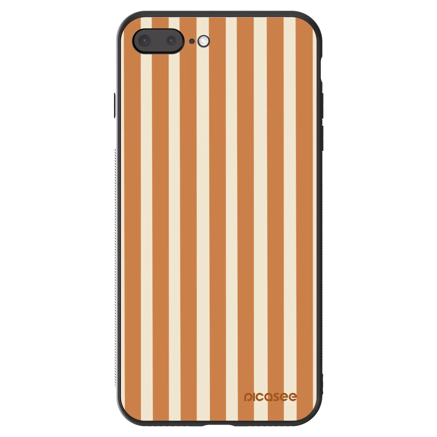 Picasee ULTIMATE CASE για Apple iPhone 7 Plus - Orange lines