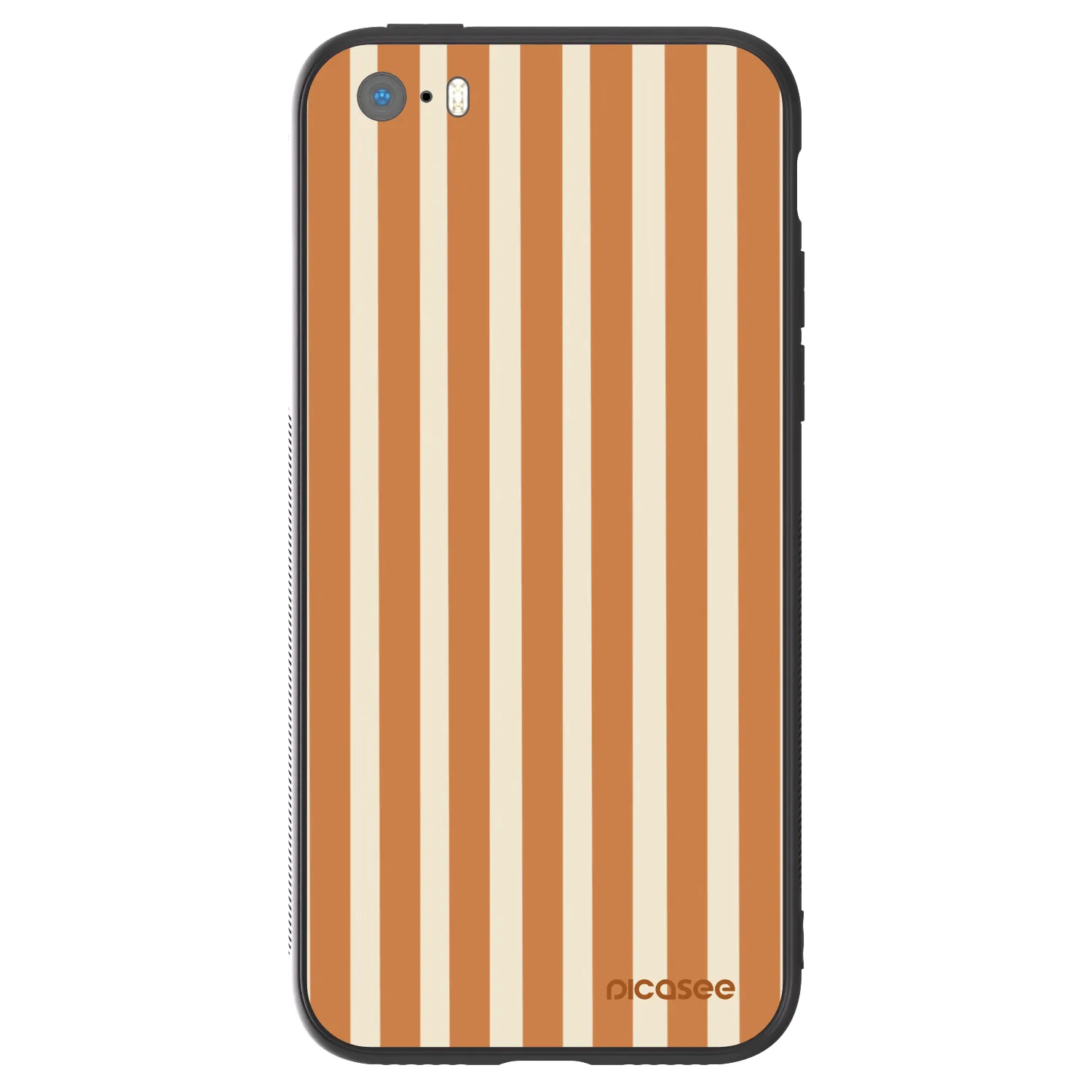 Picasee ULTIMATE CASE για Apple iPhone 5/5S/SE - Orange lines