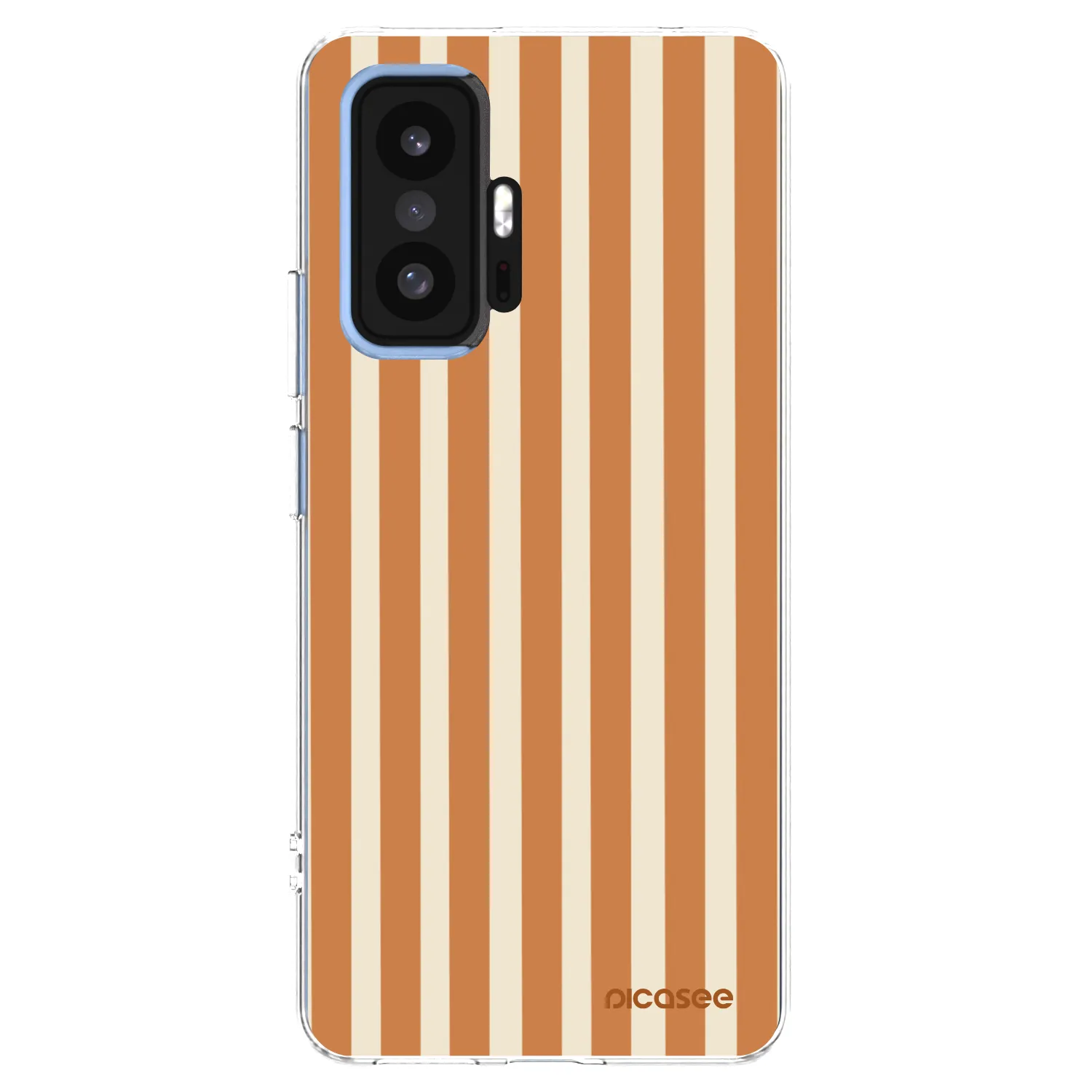 Picasee διαφανής θήκη σιλικόνης Xiaomi 11T - Orange lines