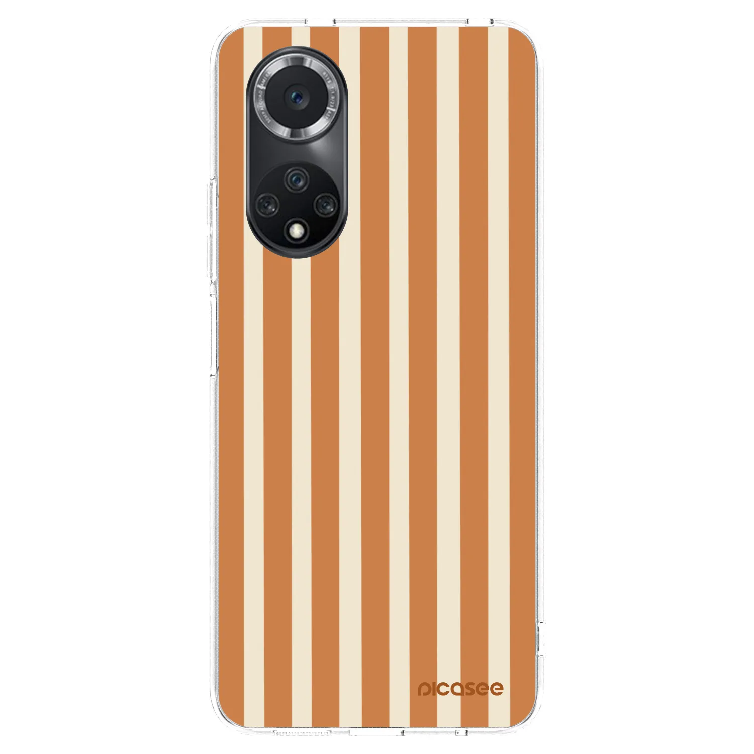 Picasee διαφανής θήκη σιλικόνης Huawei Nova 9 SE - Orange lines