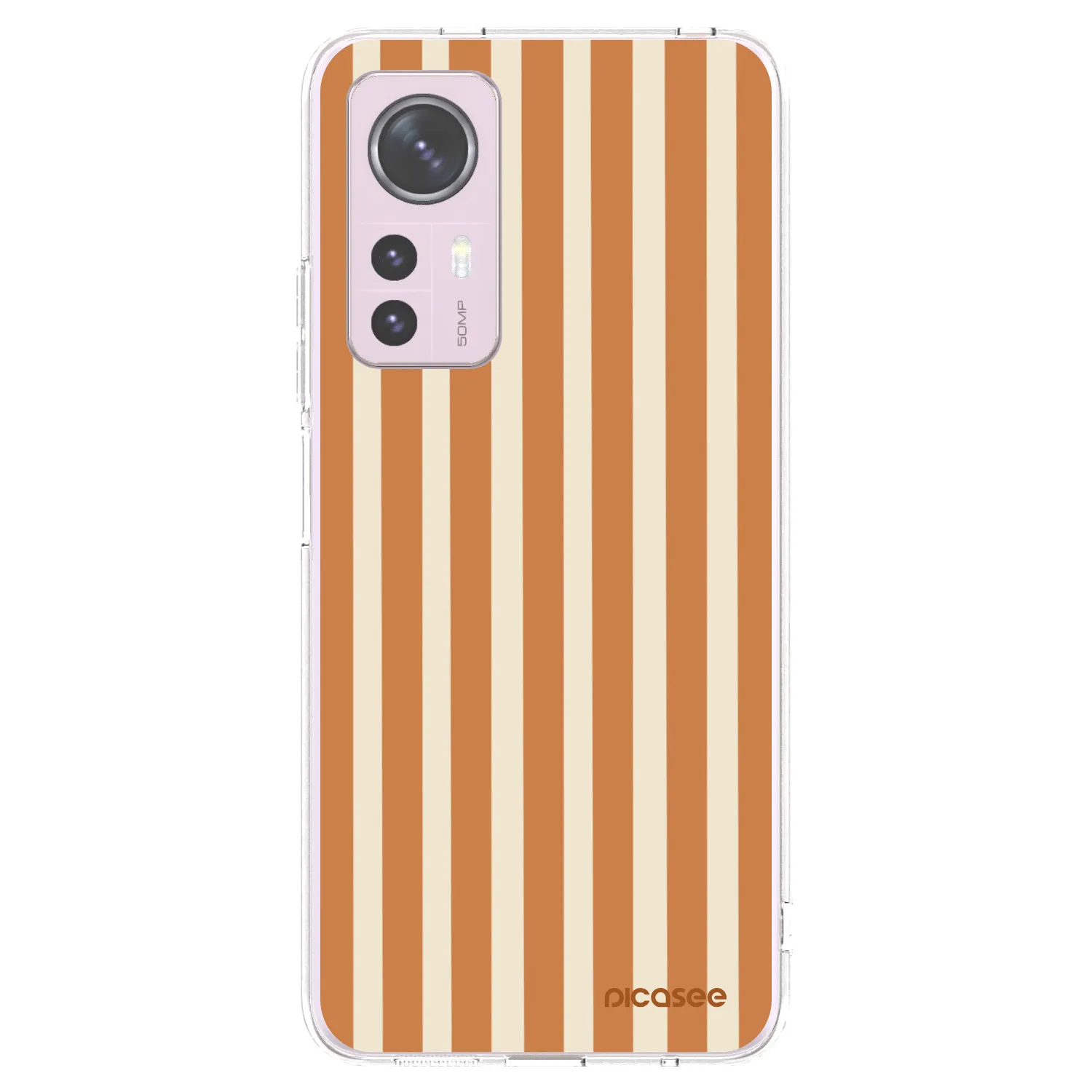 Picasee διαφανής θήκη σιλικόνης Xiaomi 12 - Orange lines