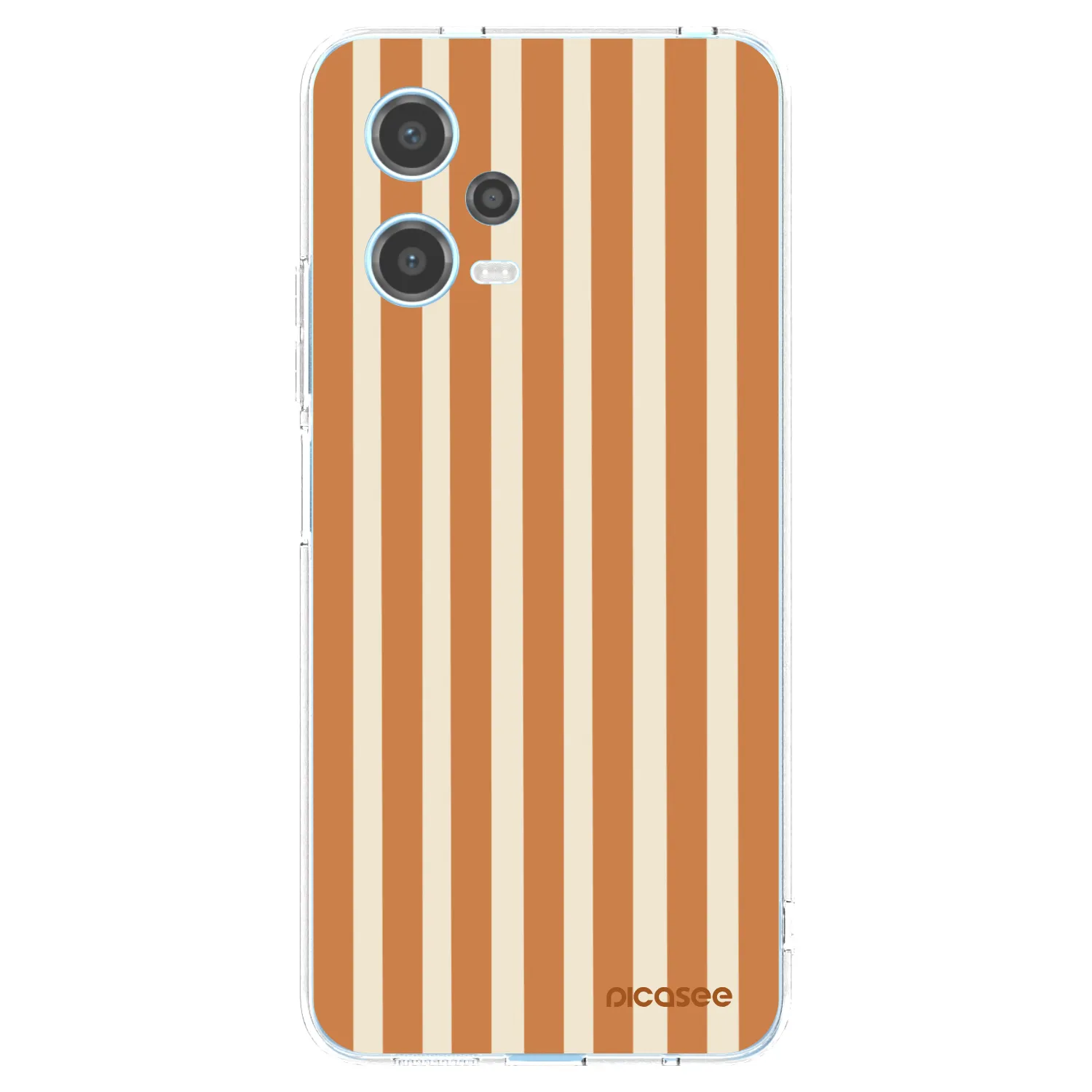 Picasee διαφανής θήκη σιλικόνης Xiaomi Redmi Note 12 5G - Orange lines