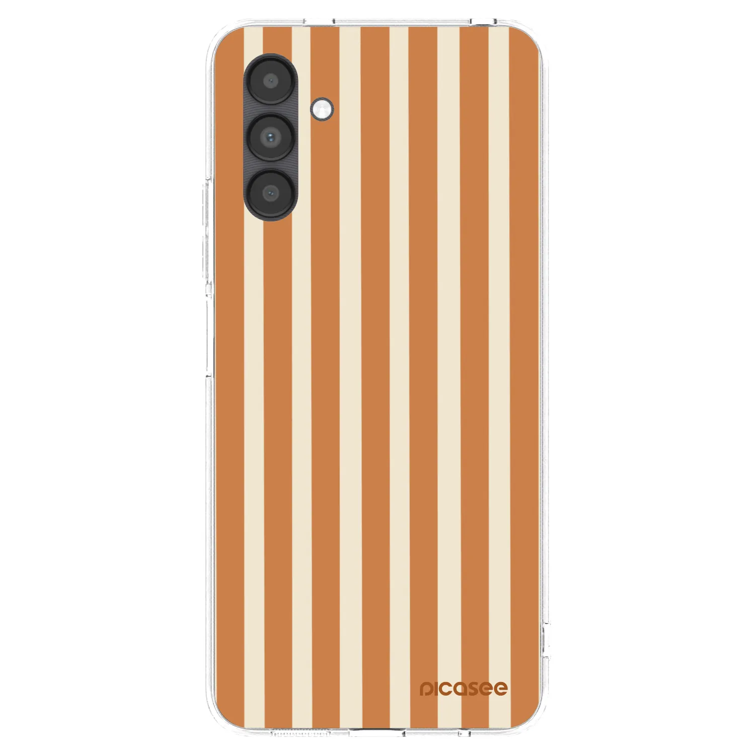 Picasee διαφανής θήκη σιλικόνης Samsung Galaxy A04s A047F - Orange lines
