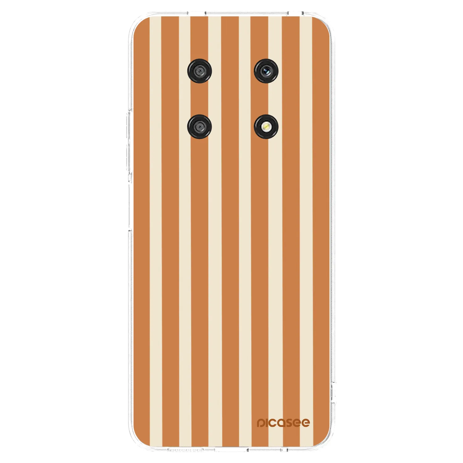 Picasee διαφανής θήκη σιλικόνης Honor Magic4 Lite 5G - Orange lines