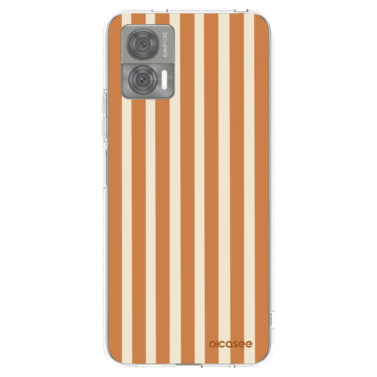 Picasee διαφανής θήκη σιλικόνης Motorola Edge 30 Neo - Orange lines