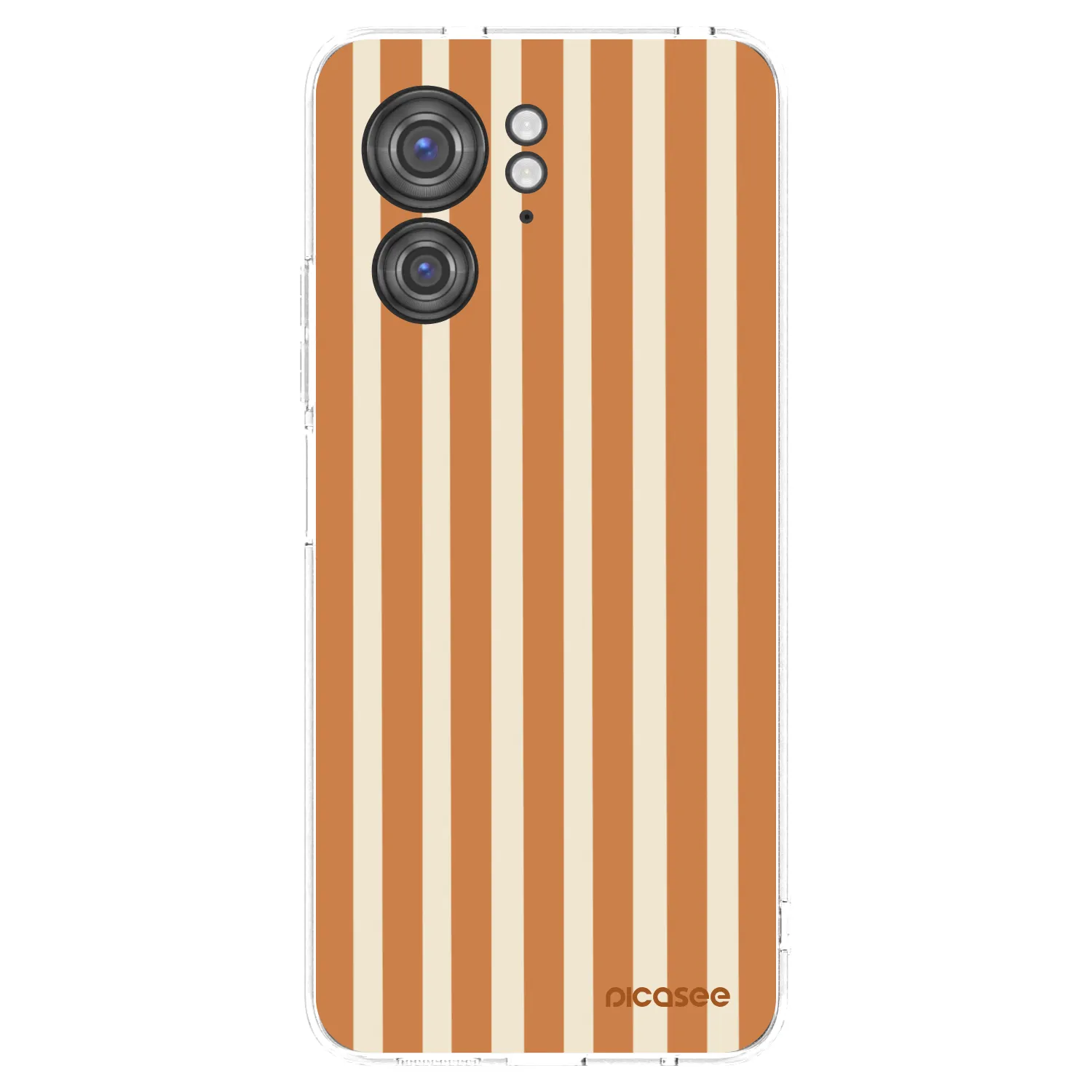 Picasee διαφανής θήκη σιλικόνης Motorola Edge 40 - Orange lines