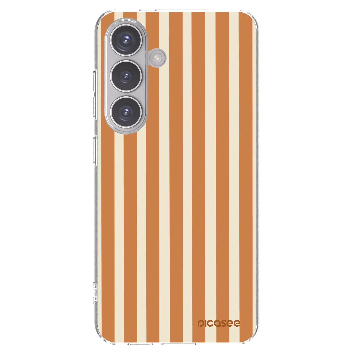 Picasee διαφανής θήκη σιλικόνης Samsung Galaxy S24 S921B 5G - Orange lines