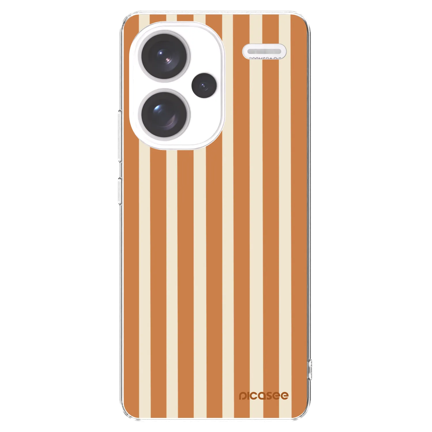 Picasee διαφανής θήκη σιλικόνης Xiaomi Redmi Note 13 Pro+ 5G - Orange lines