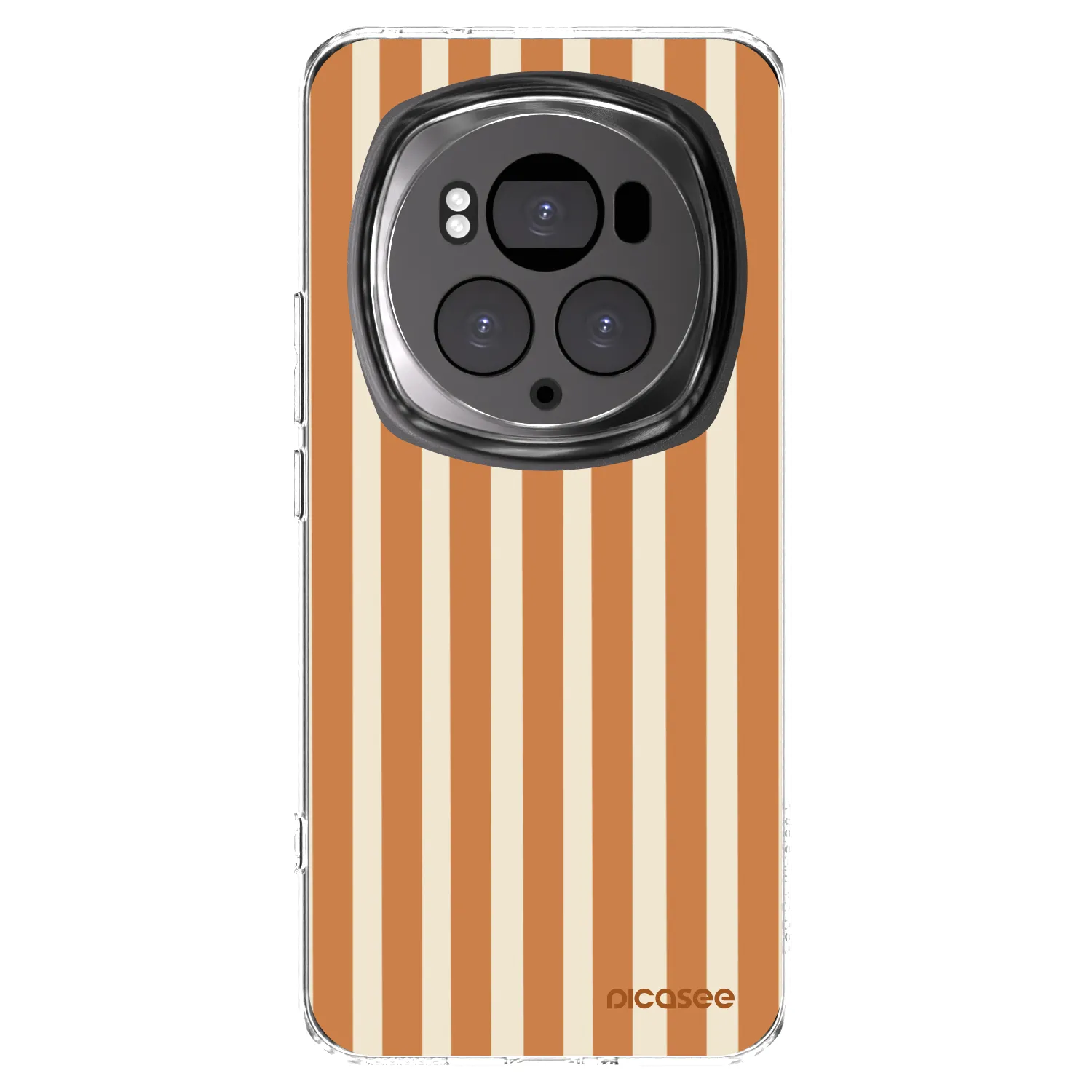 Picasee διαφανής θήκη σιλικόνης Honor Magic6 Pro - Orange lines